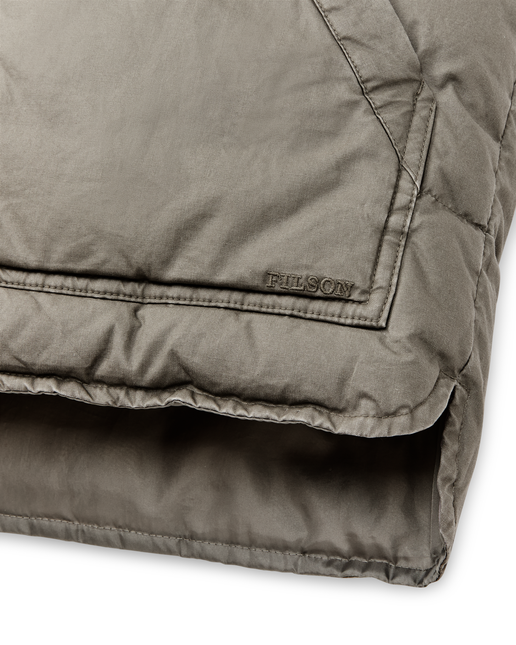 Women's Heritage Cotton Down Vest - Smokey Olive - Image 7
