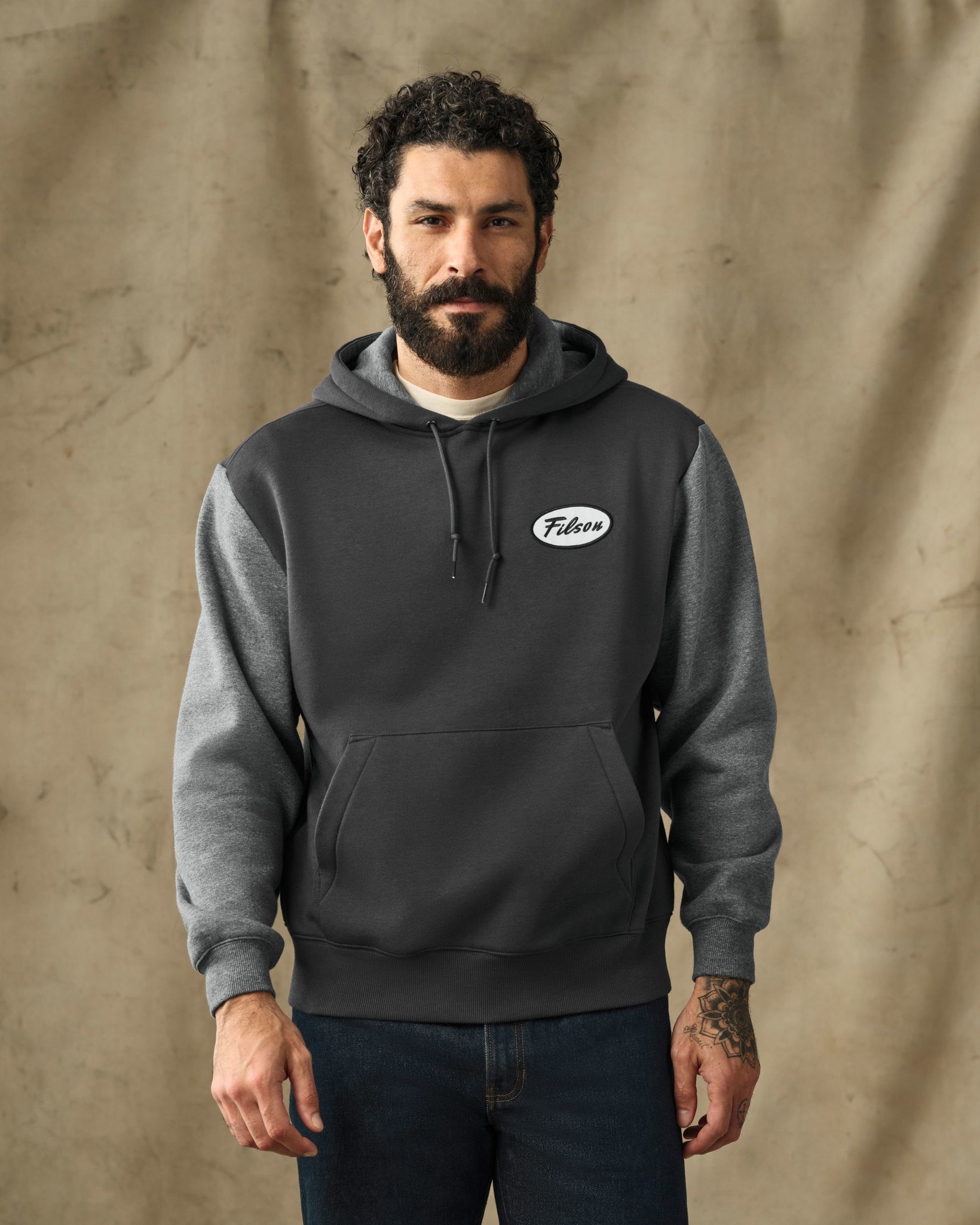 Mallard Graphic Hoodie - Faded Black