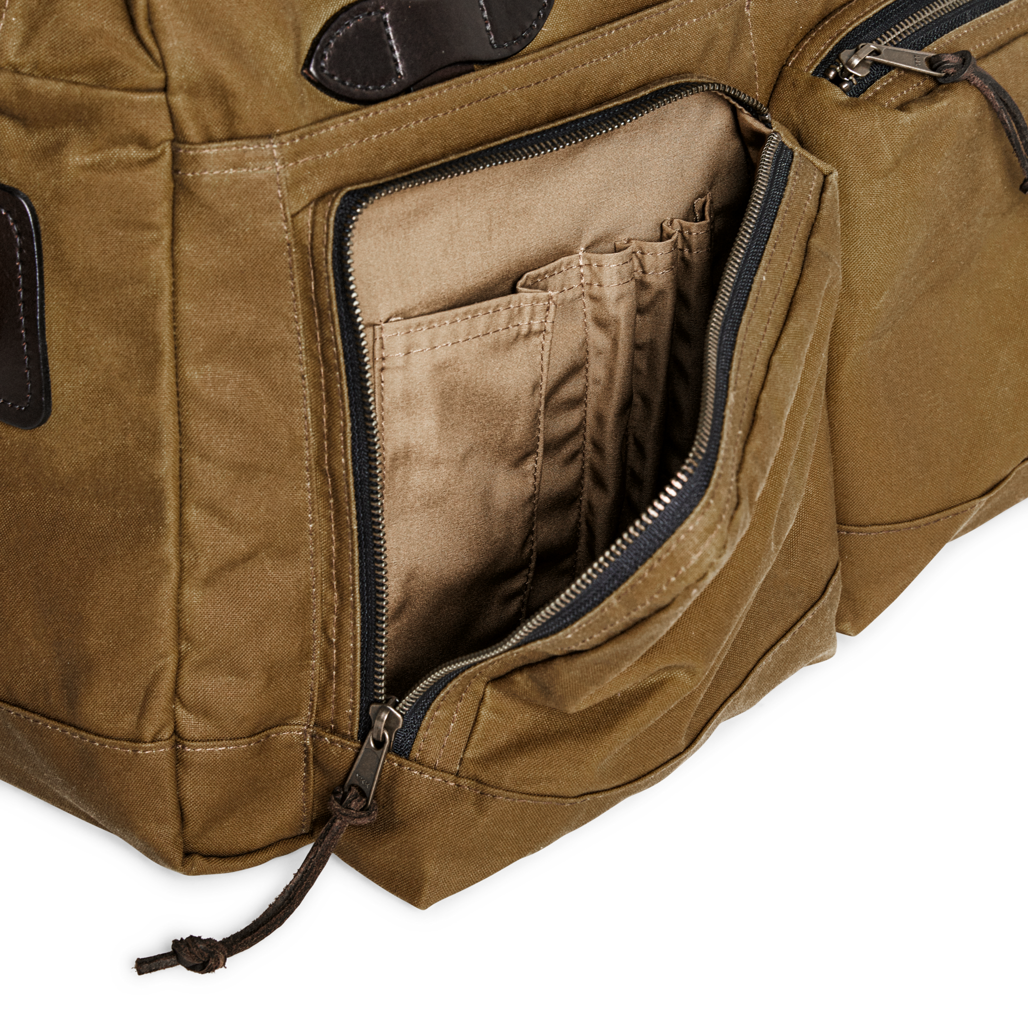 48 Hour Tin Cloth Duffle Bag - Dark Tan - Image 6