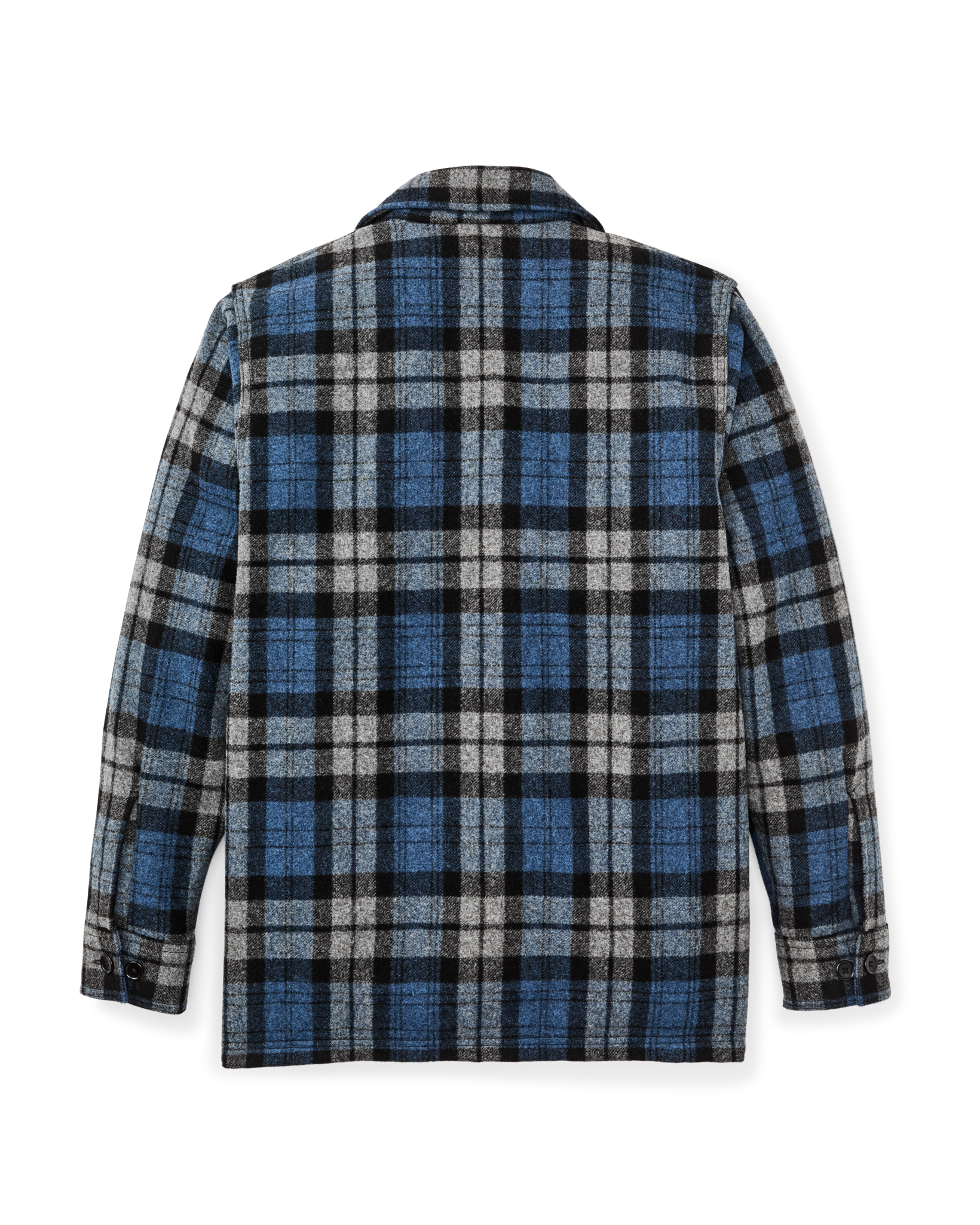 Wool Jac-Shirt - Blue / Heather Gray Plaid - Image 6