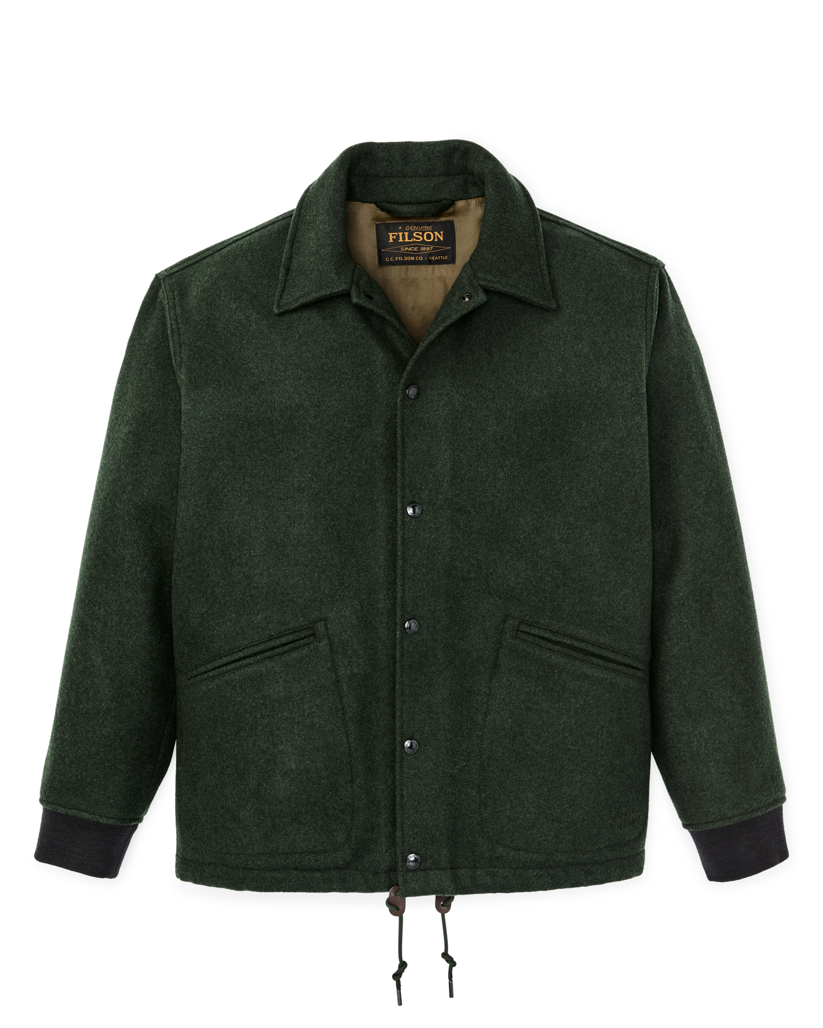 Mackinaw Wool Coach Jacket - Vintage Pine - Image 4