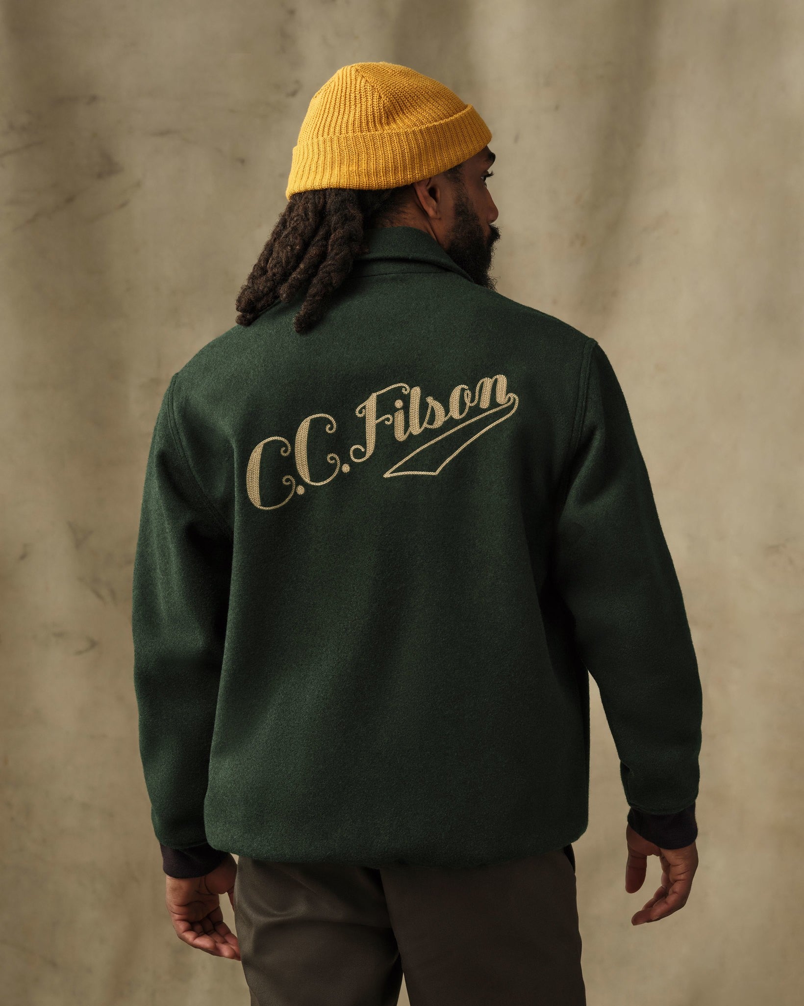 Mackinaw Wool Coach Jacket - Vintage Pine - Image 2