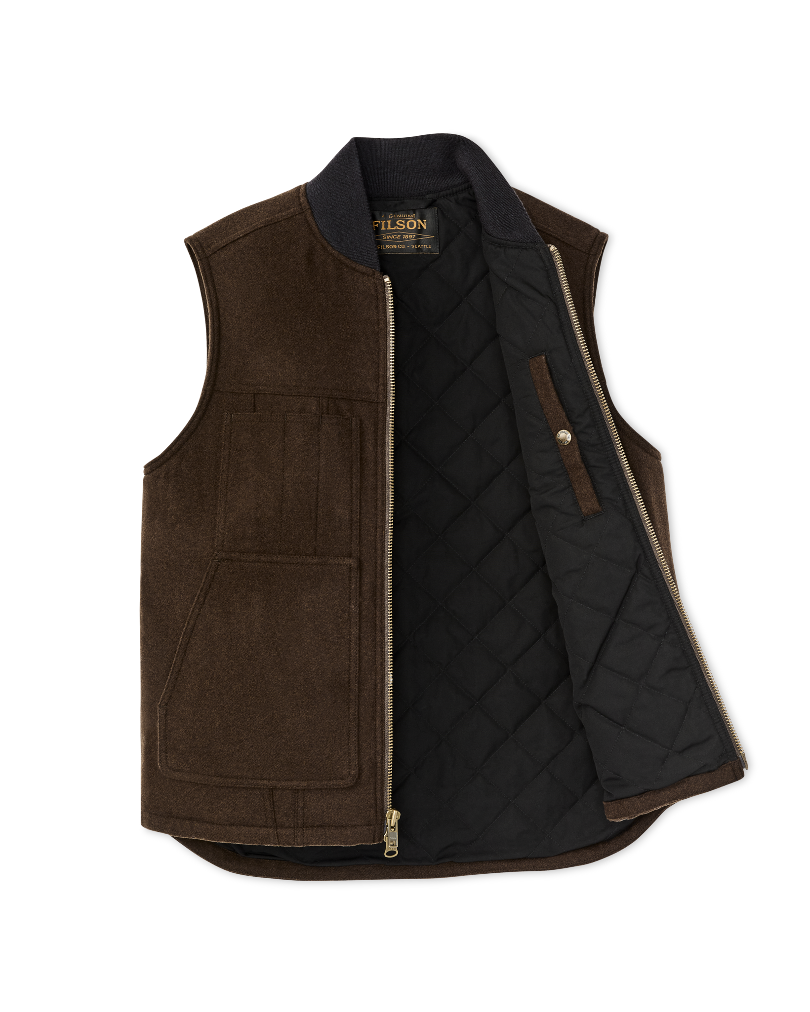 Spokane Insulated Work Vest - Beaver Brown - Image 6
