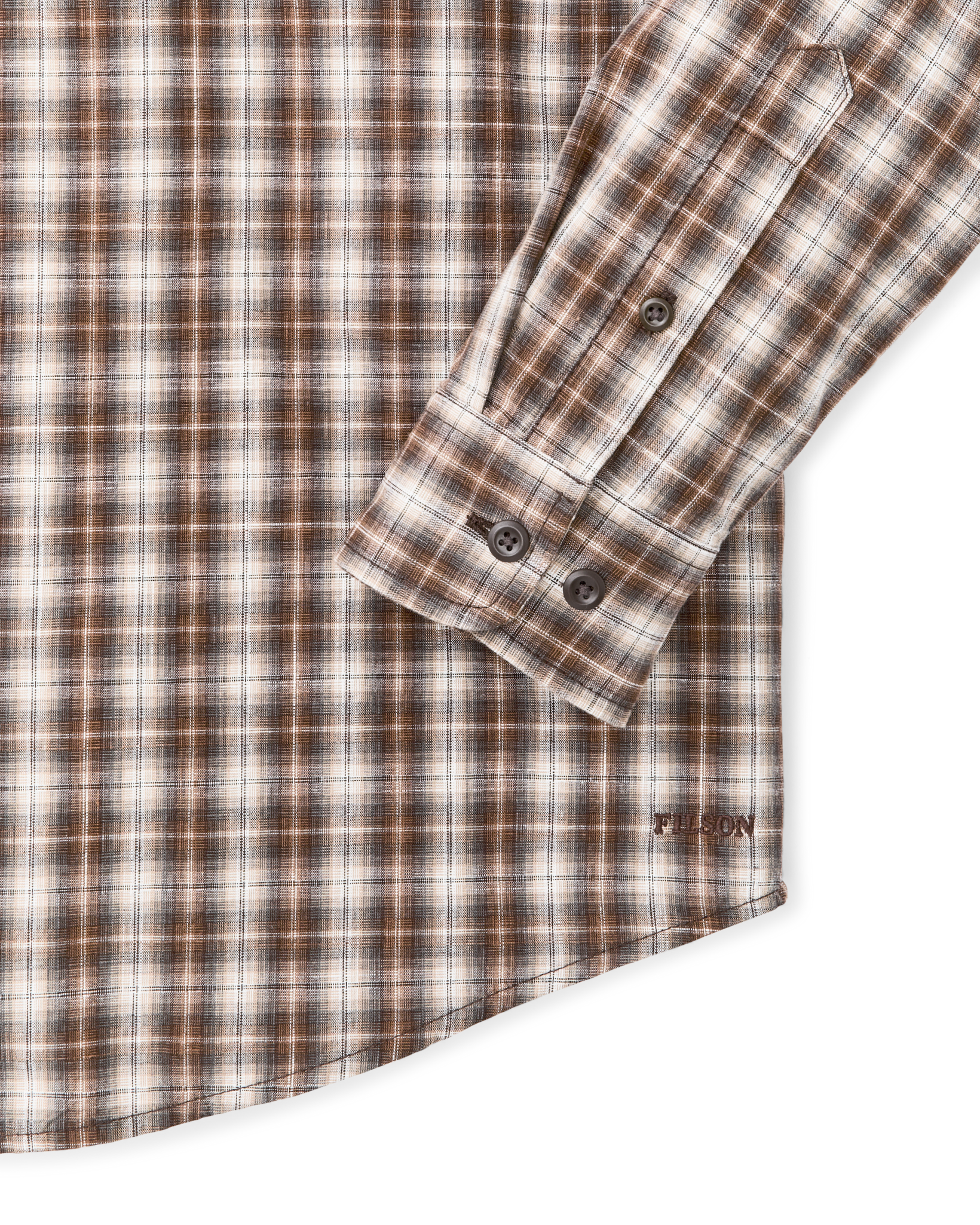 Chambray Button-Down Shirt - Cascade Plaid - Image 6