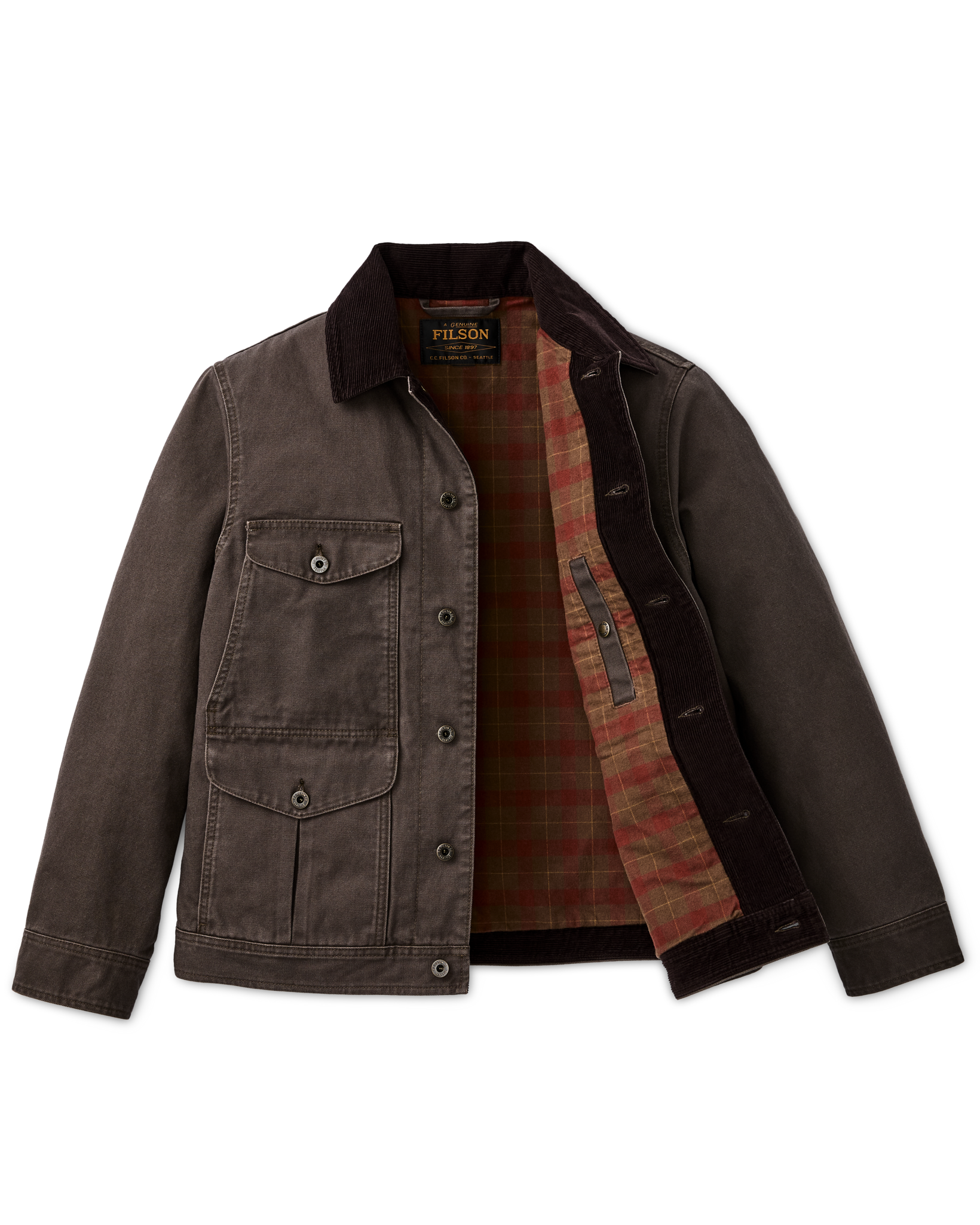 Rustic Canvas Journeyman Jacket - Bark - Image 2