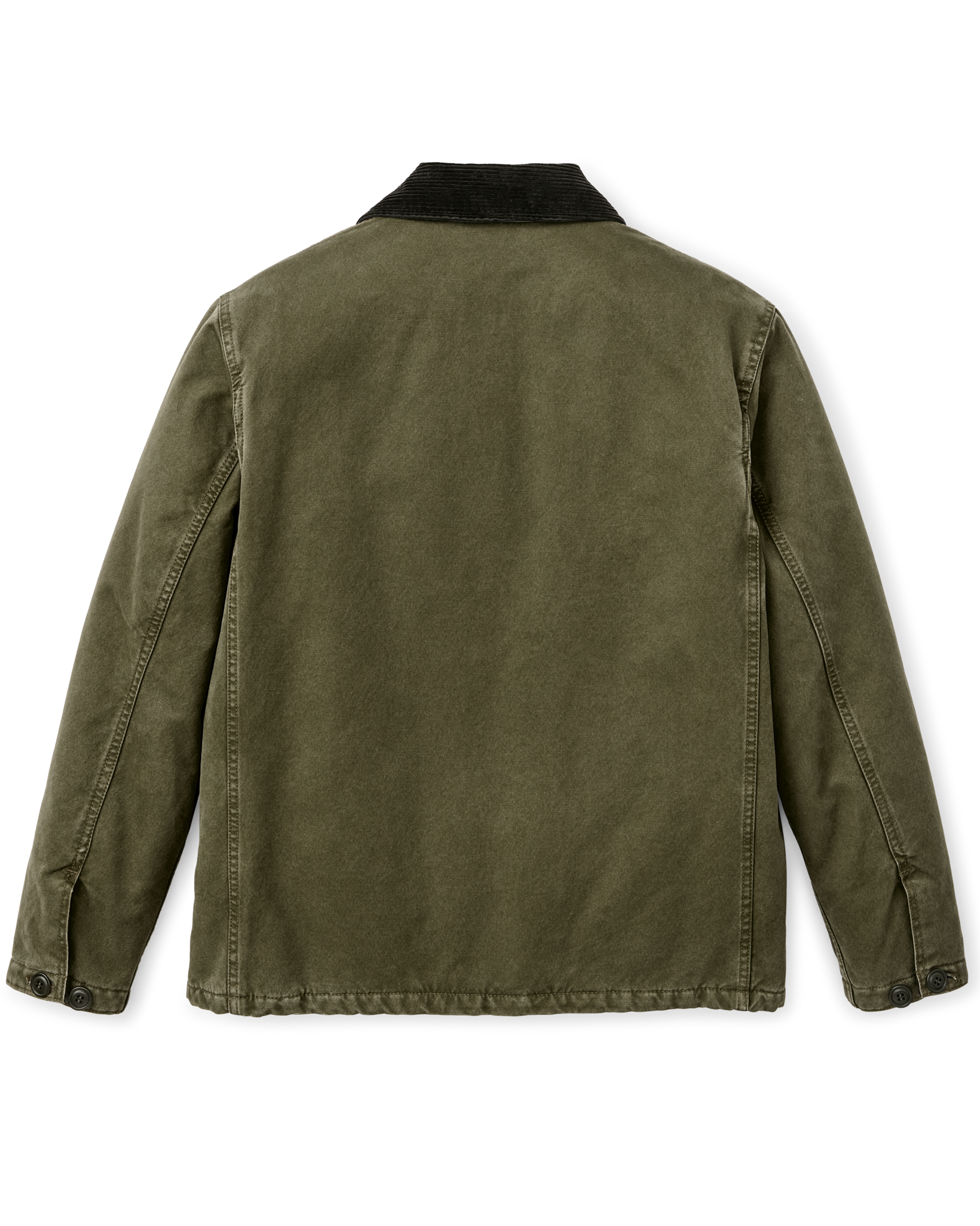Insulated Canvas Outfitter Jacket - Dark Olive - Image 6