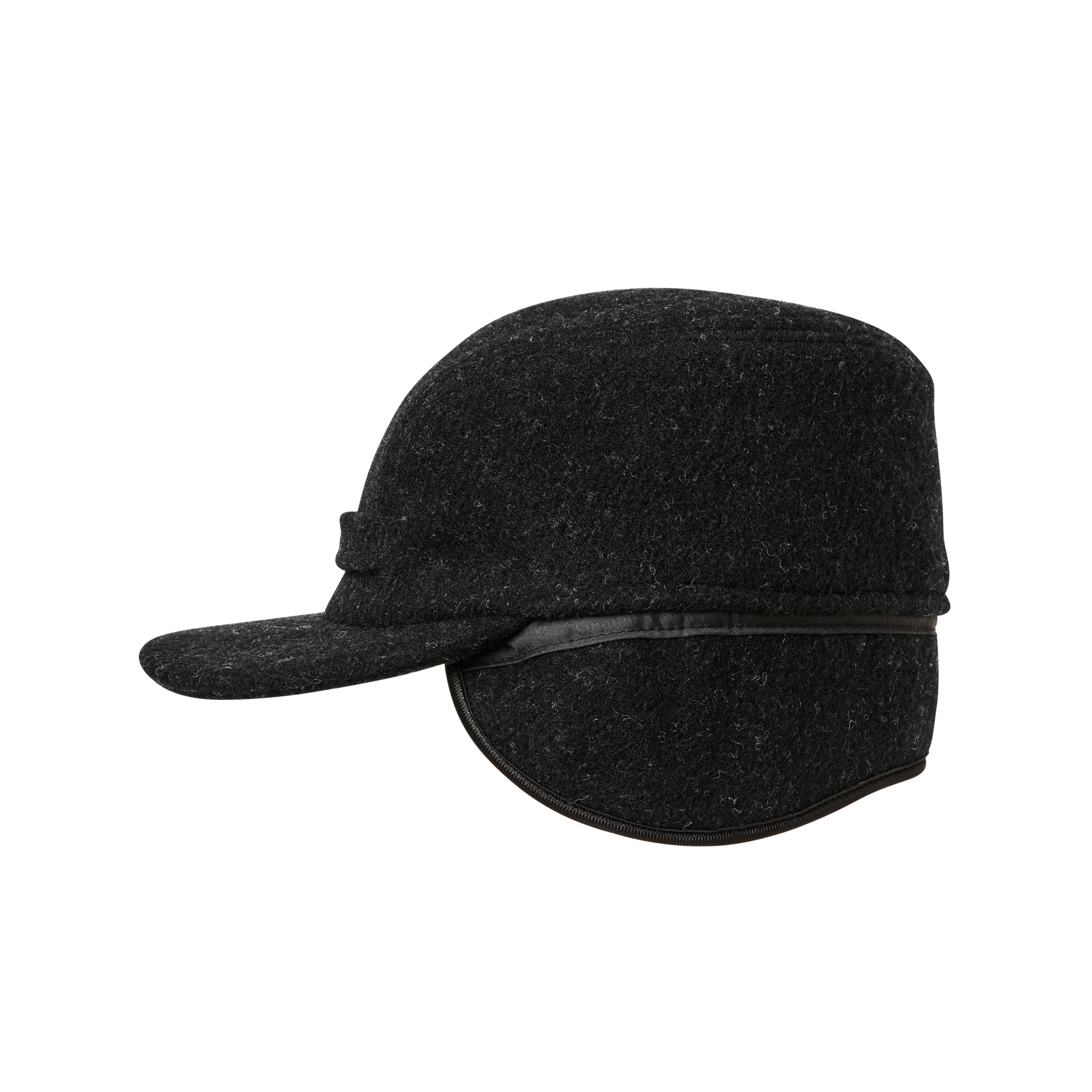 Mackinaw Wool Cap - Charcoal - Image 3