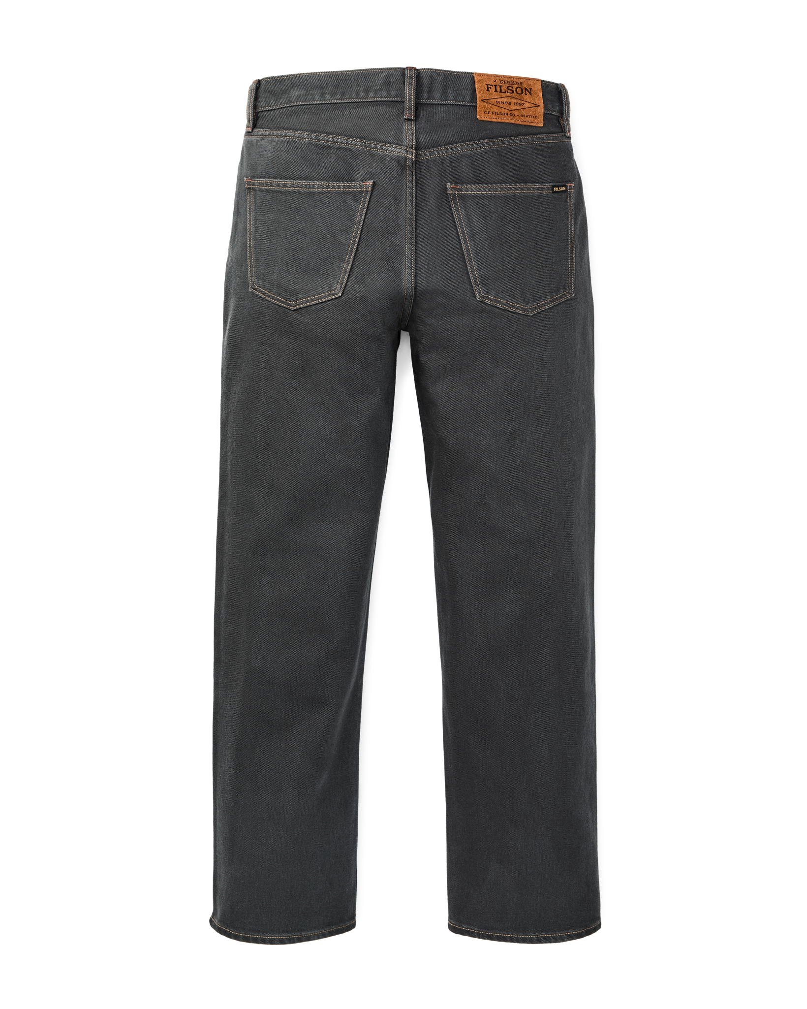 Women's 14-oz. Straight-Leg Jeans - Black - Image 5