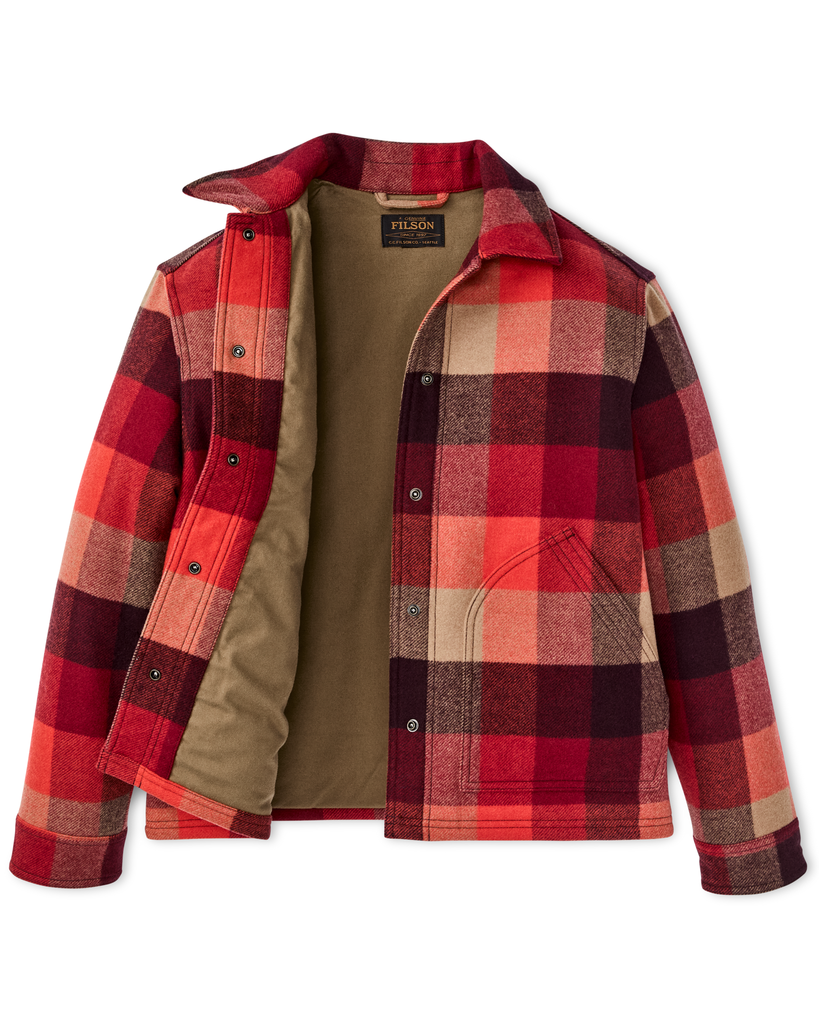 Women's Spokane Insulated Jacket - Red / Burgundy Plaid - Image 2