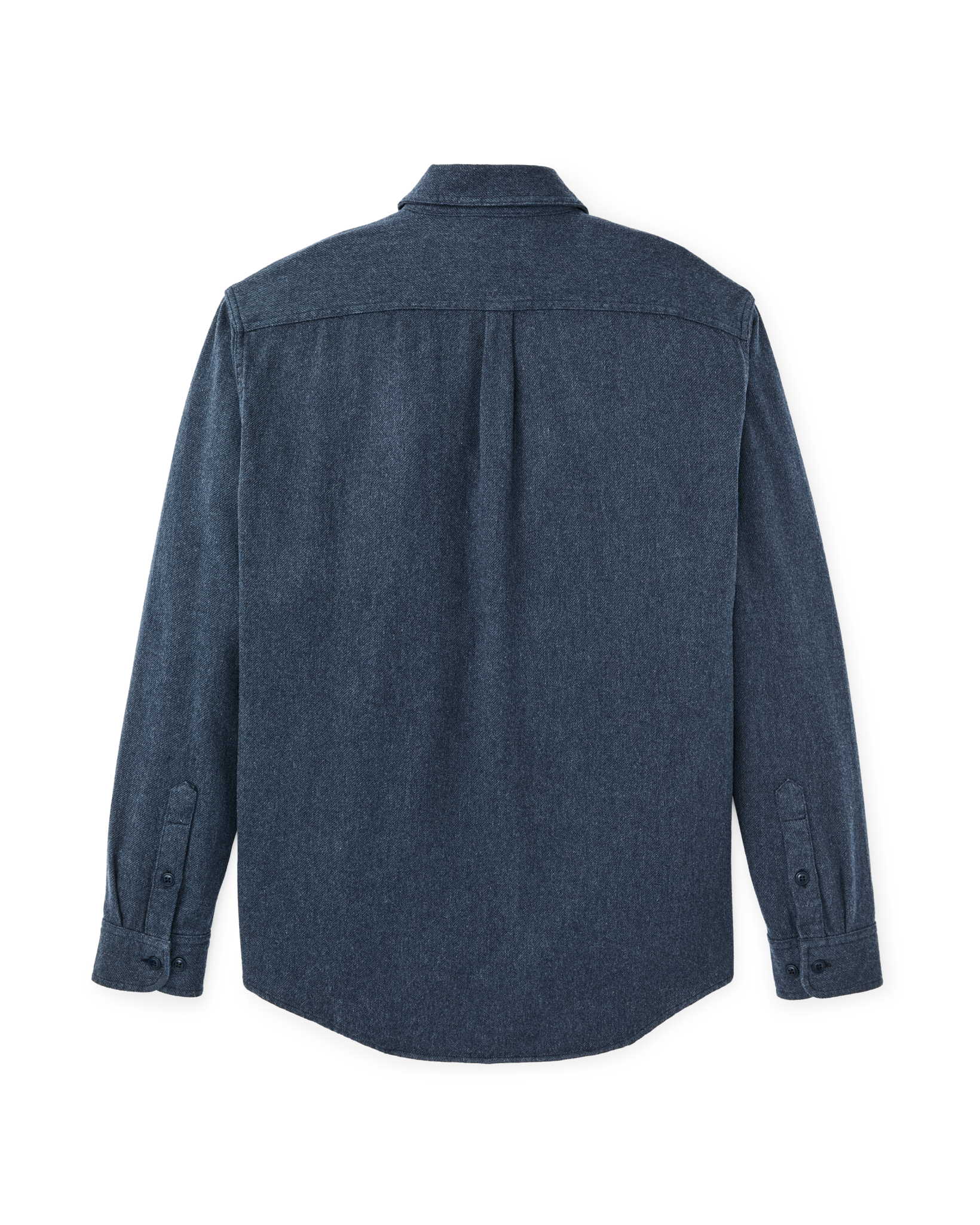 Rustic Flannel Shirt - Blue Heather - Image 5