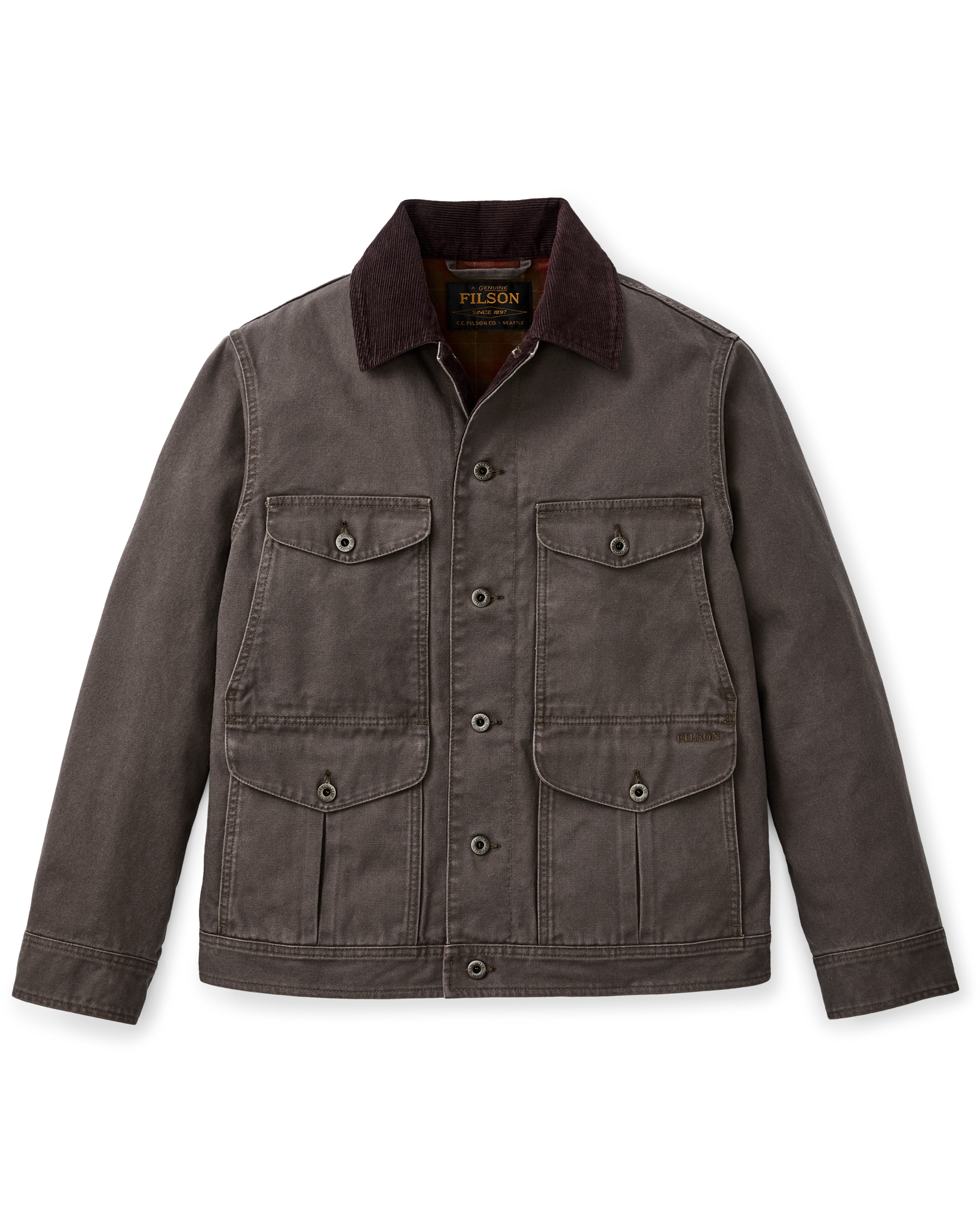 Rustic Canvas Journeyman Jacket - Bark - Image 4