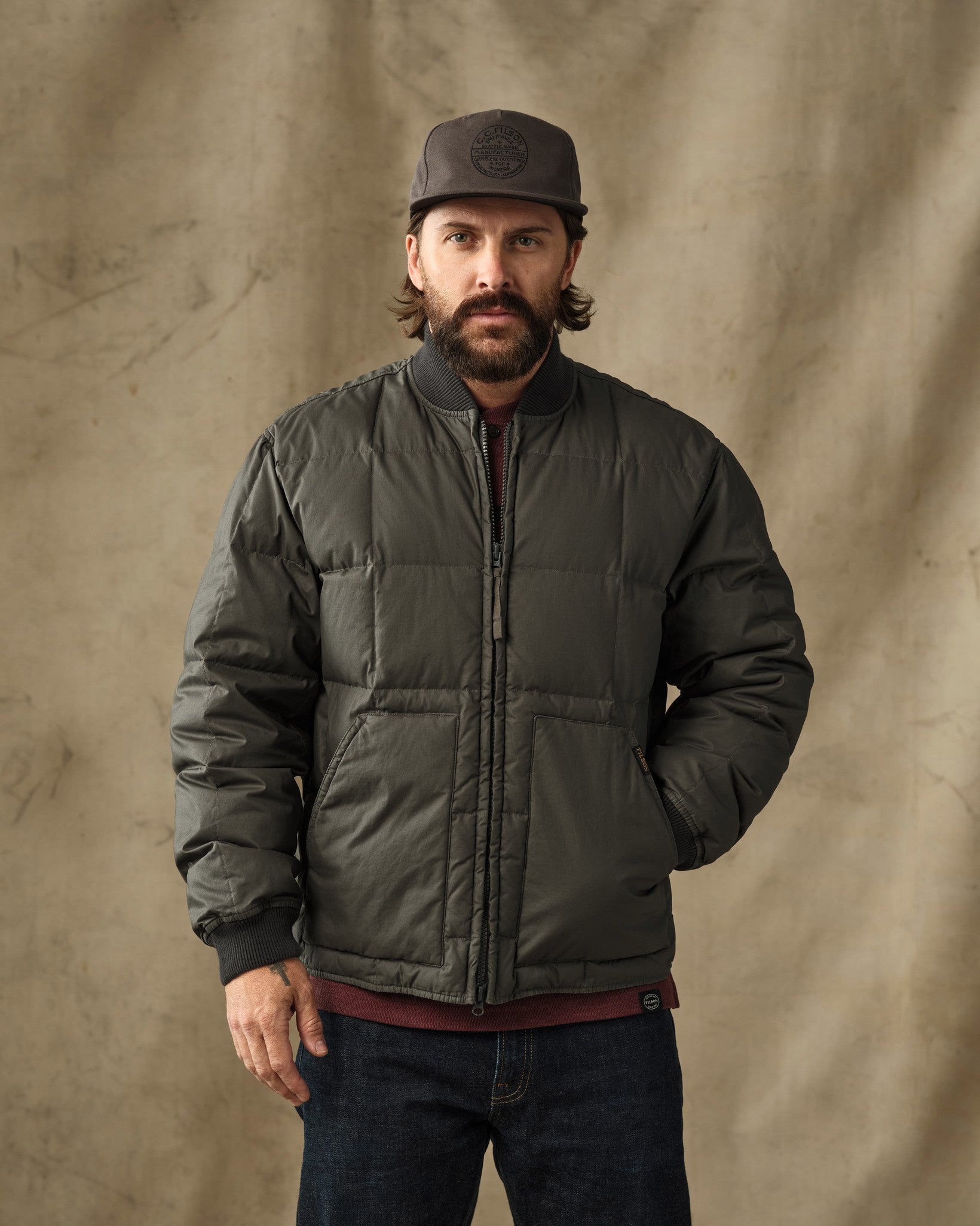 Heritage Cotton Down Jacket - Beluga