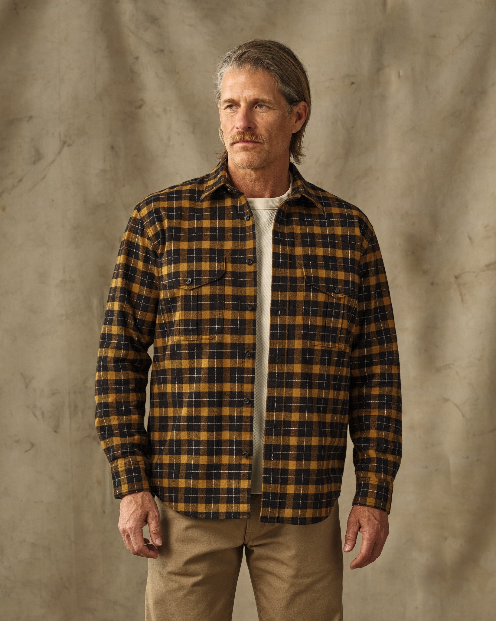 Alaskan Guide Shirt - Black / Gold Plaid