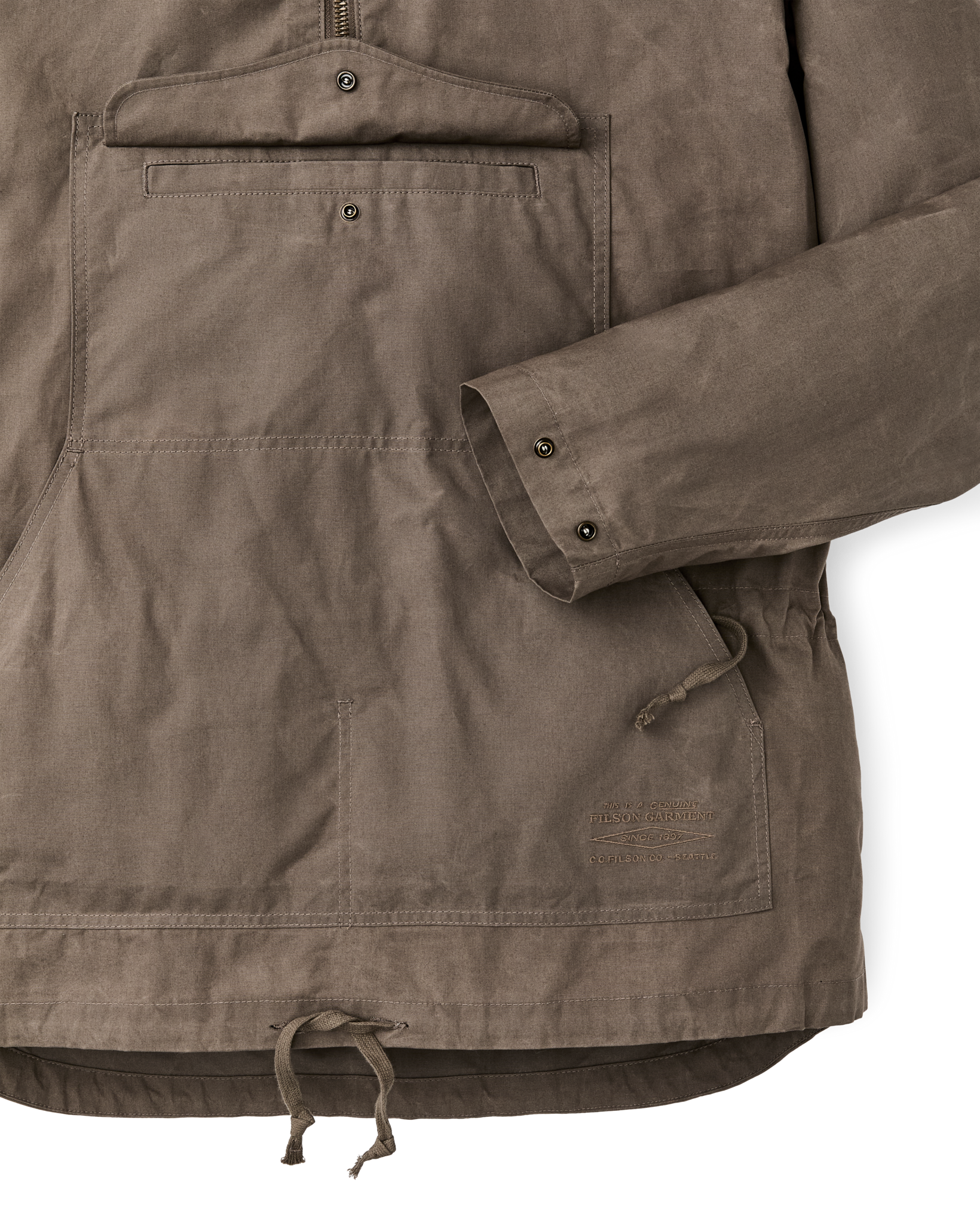 Dry Wax Anorak - Olive Gray - Image 3