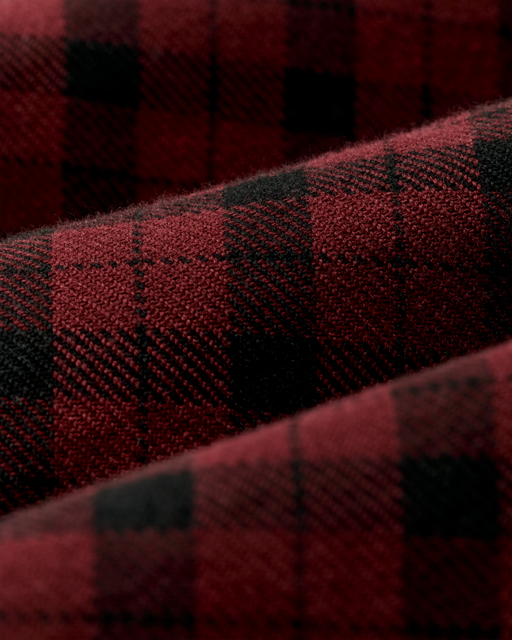 Lightweight Alaskan Guide Shirt - Port / Black Plaid - Image 8