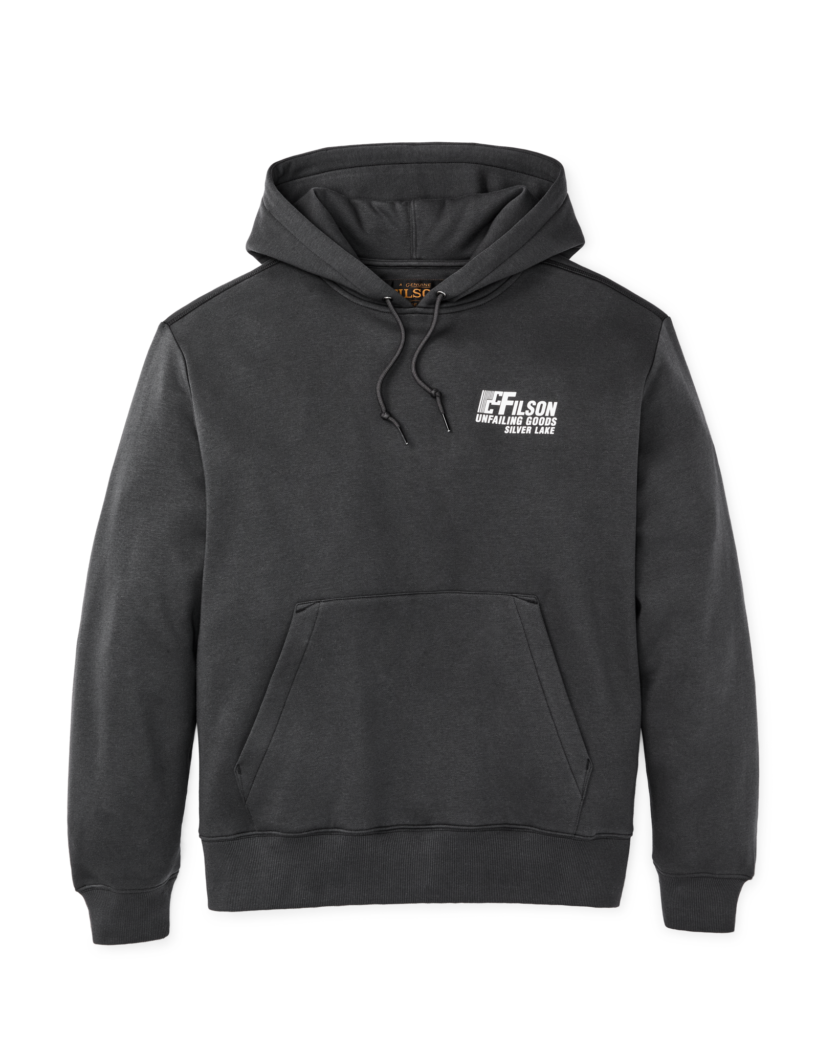 Silver Lake Graphic Hoodie - Faded Black - Image 2