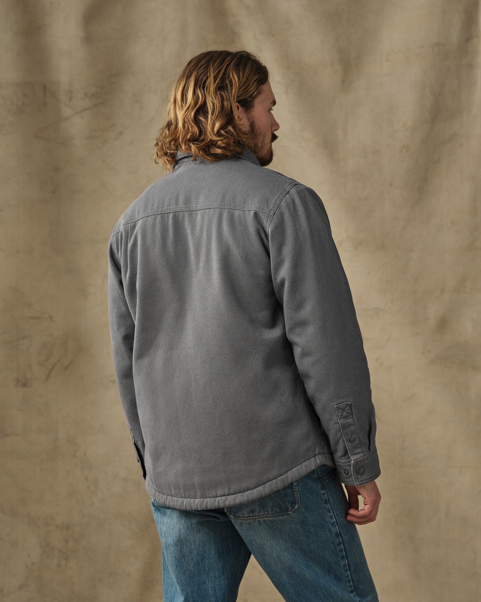 Fleece Lined Jac-Shirt - Rockslide Gray - Image 4