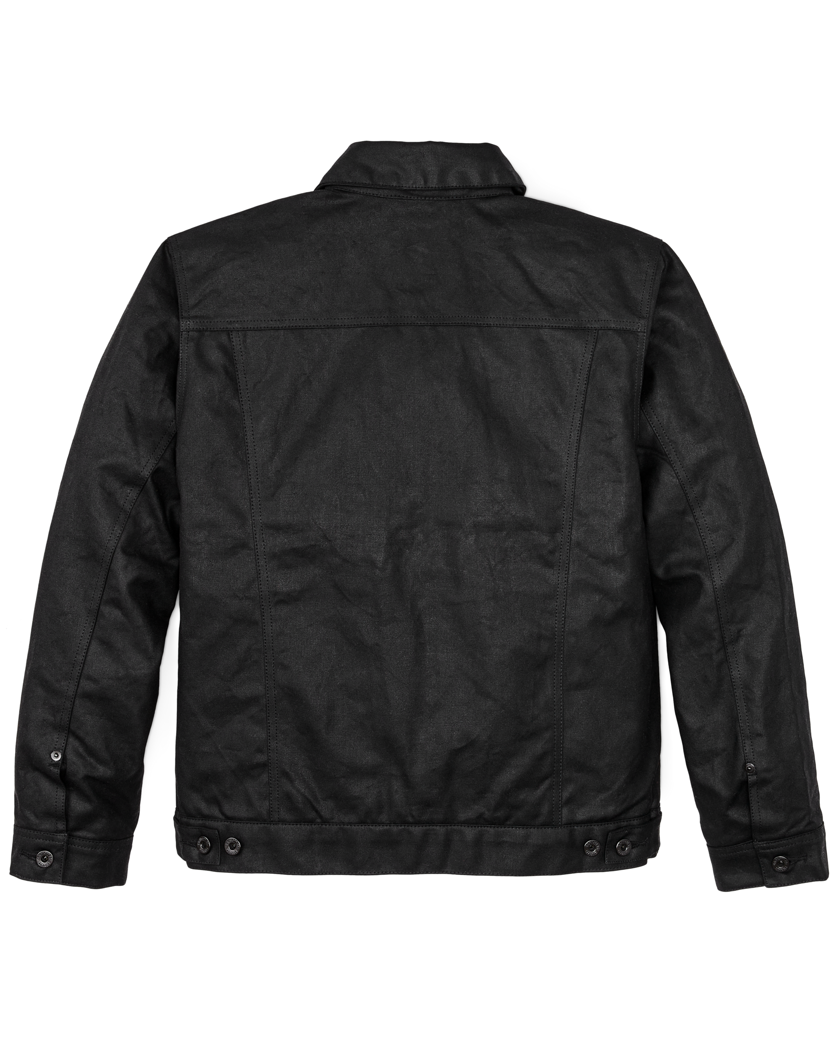 Tin Cloth Short Lined Cruiser Jacket - Black - Image 4