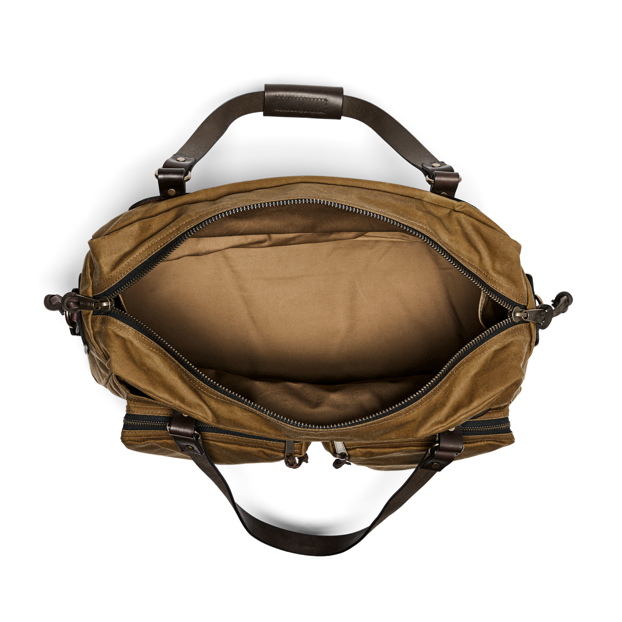 48 Hour Tin Cloth Duffle Bag - Dark Tan - Image 8