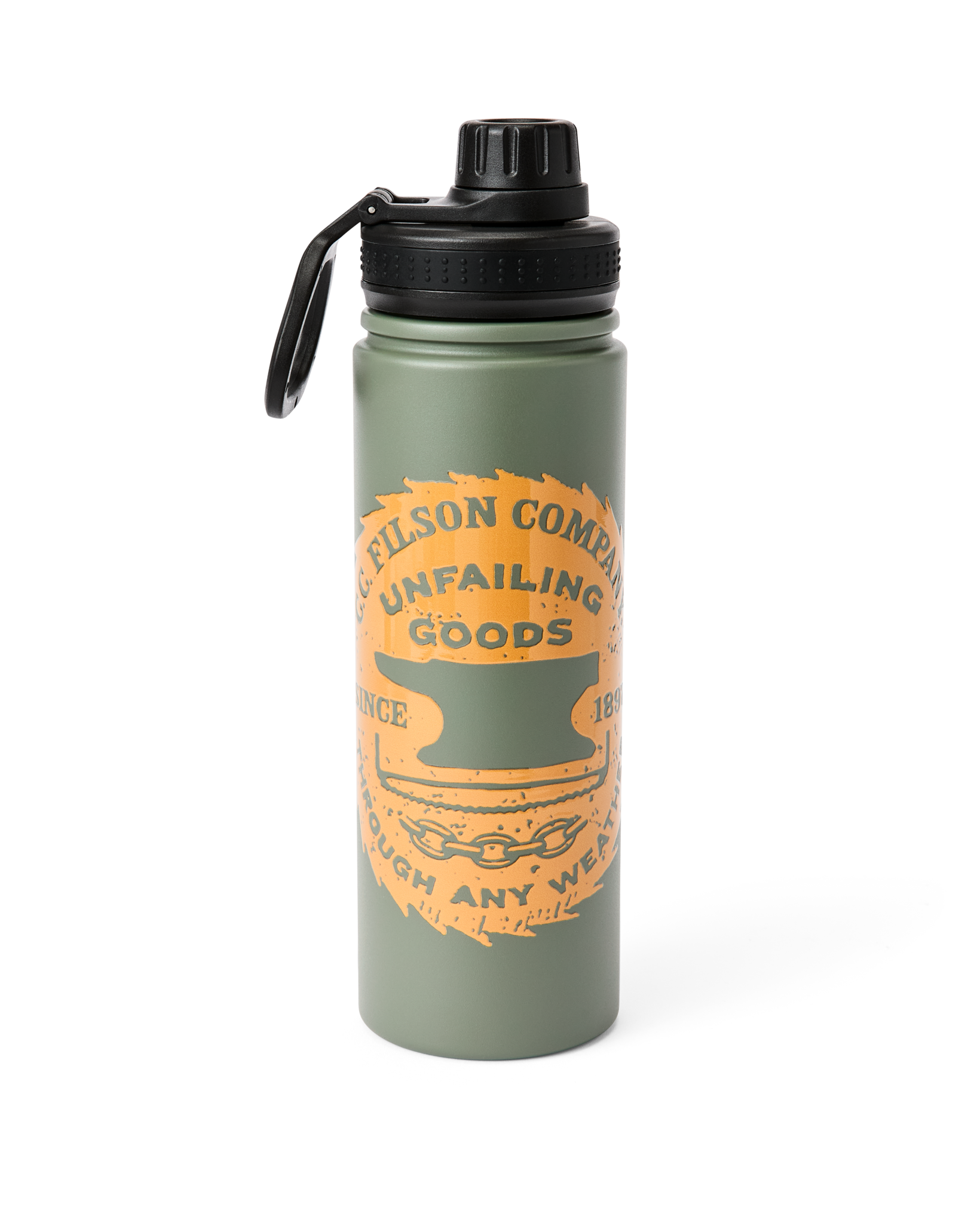 Saw Graphic Insulated Water Bottle - Green - Image 2