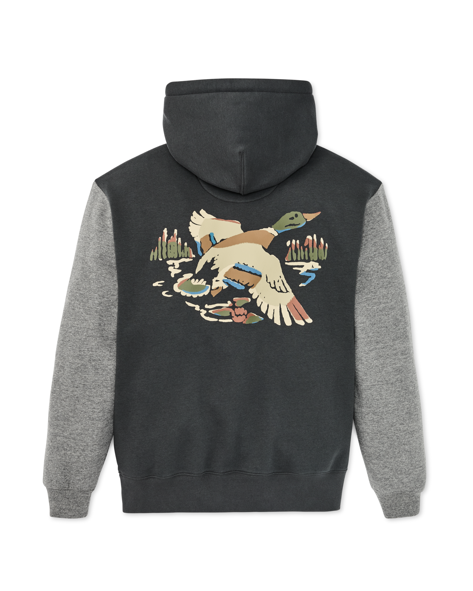 Mallard Graphic Hoodie - Faded Black - Image 5