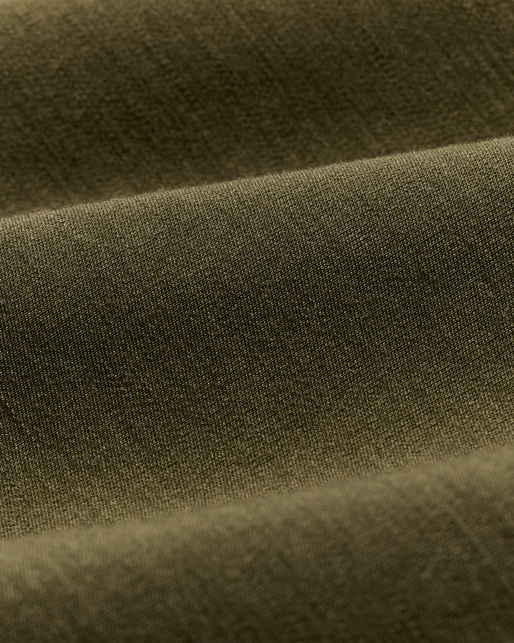 400g Merino Wool Long Sleeve Half-zip - Dark Olive - Image 6