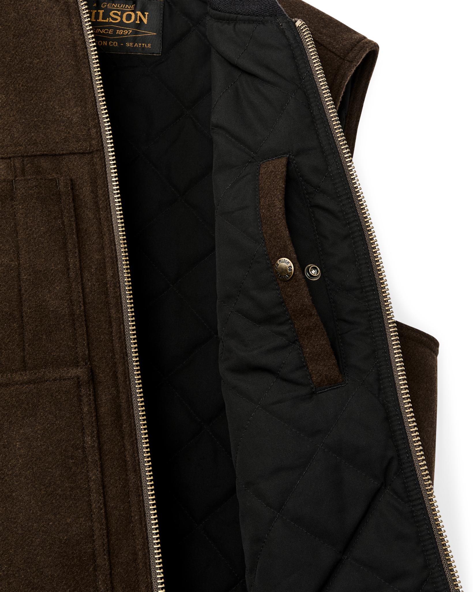 Spokane Insulated Work Vest - Beaver Brown - Image 8