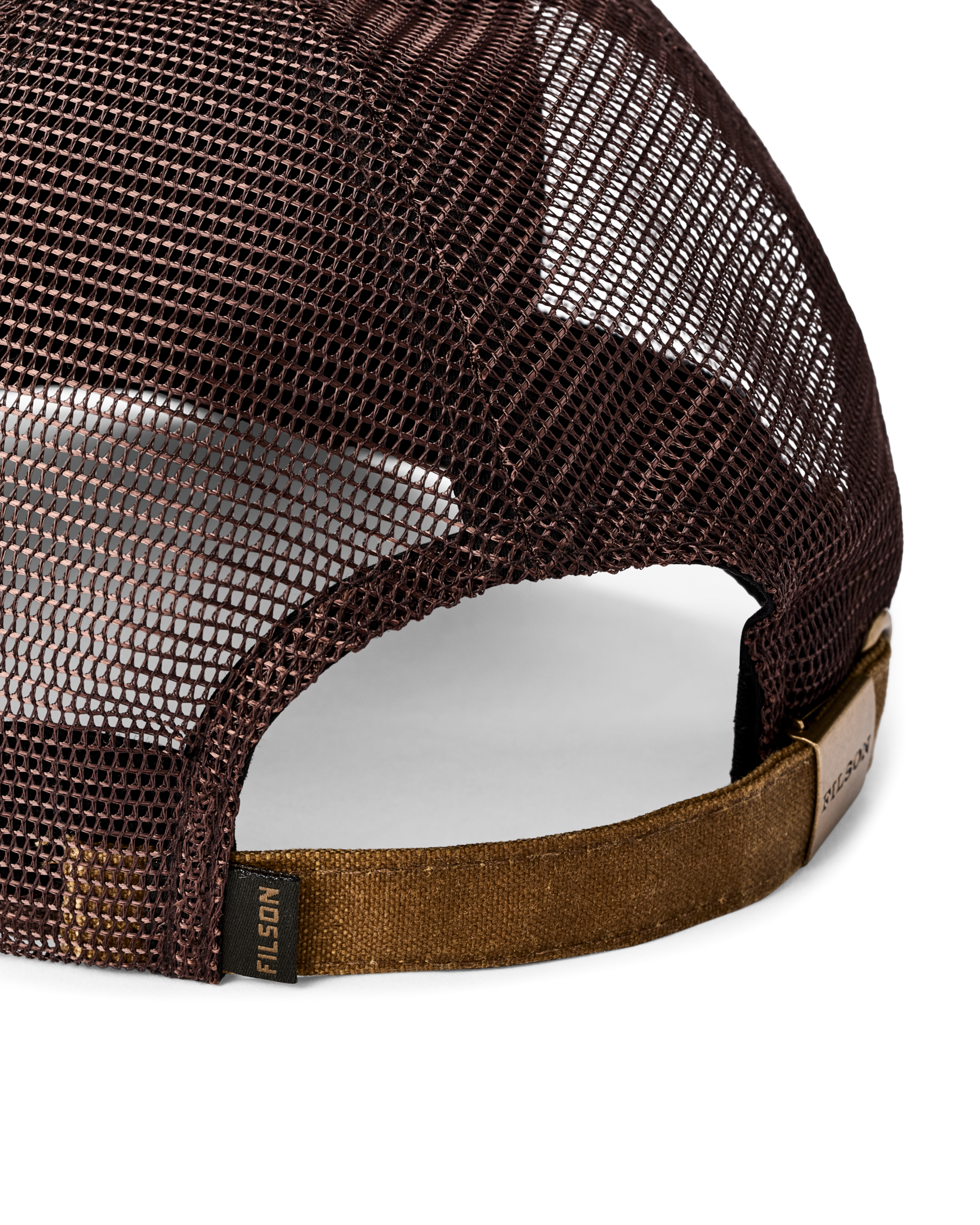 Tin Cloth Logger Mesh Cap - Dark Tan - Image 3