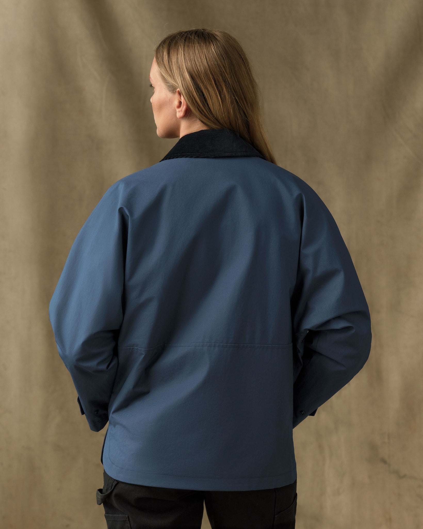 Women's Harbor Front Waxed Jacket - Navy - Image 2