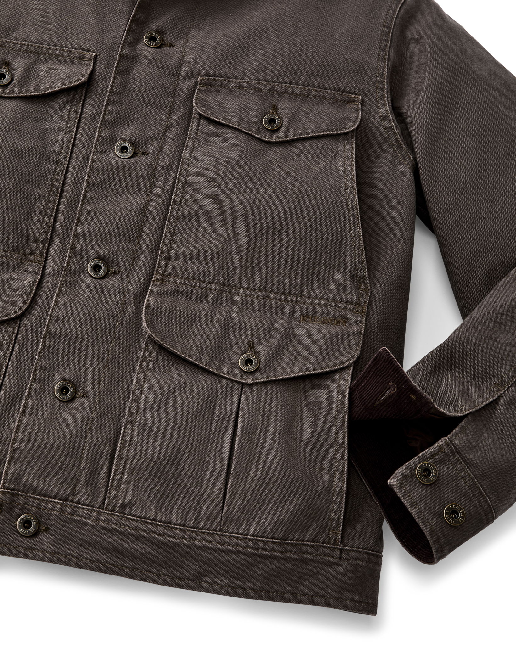 Rustic Canvas Journeyman Jacket - Bark - Image 9