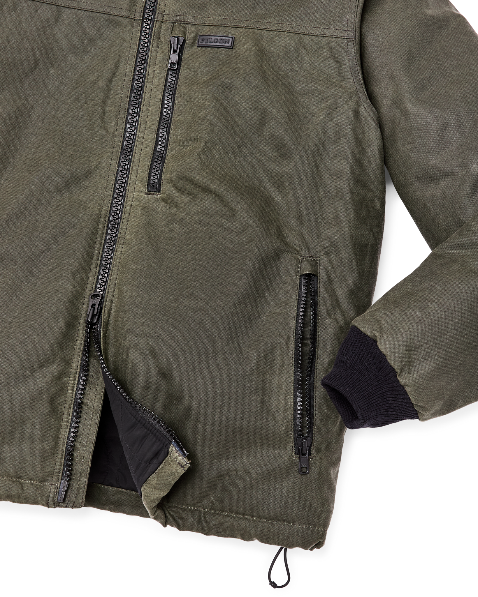 Tin Cloth Insulated Jacket - Otter Green - Image 9