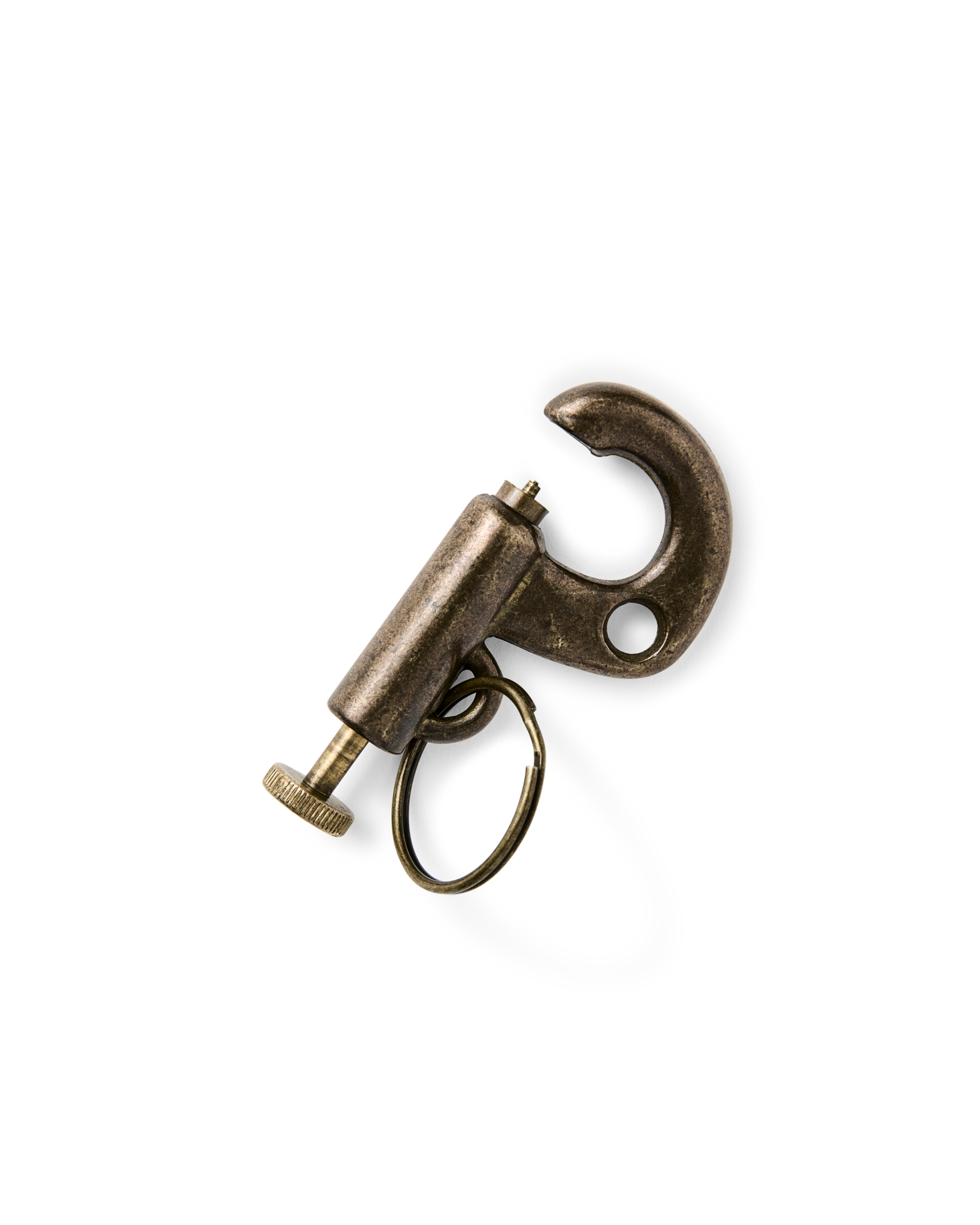 Coal Iron Forge Brass Piston Key Hook - Brass - Image 3