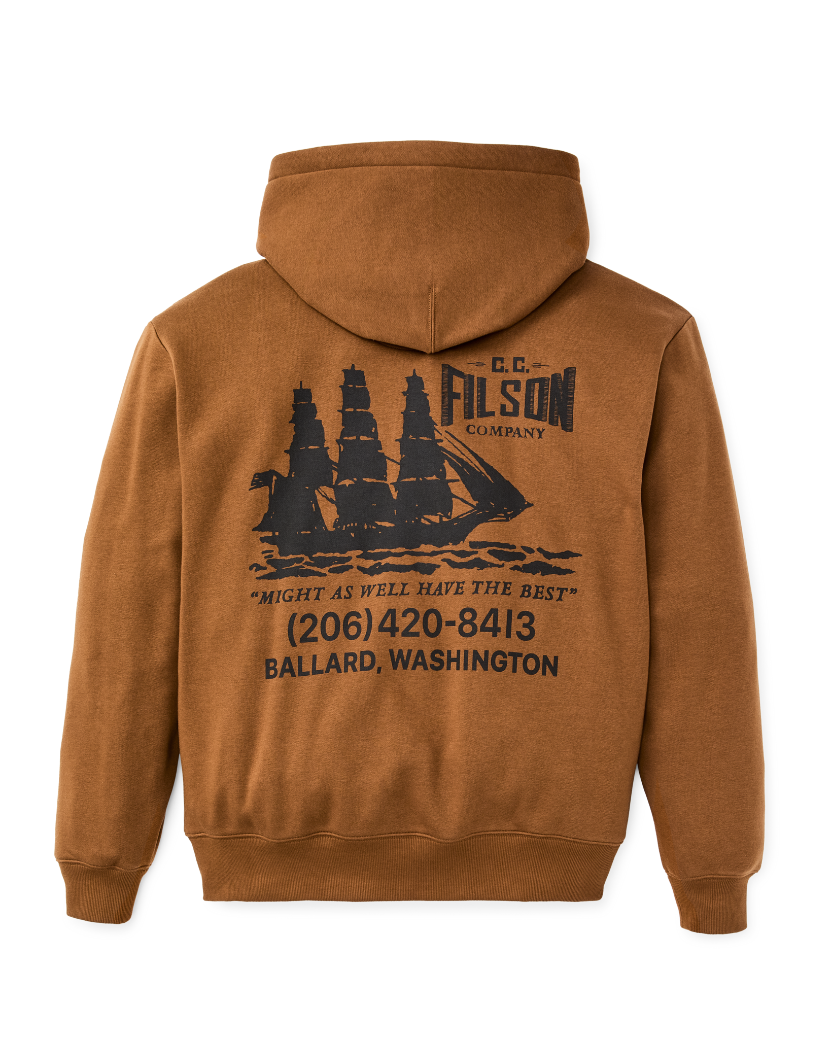 Ballard Graphic Hoodie - Whiskey