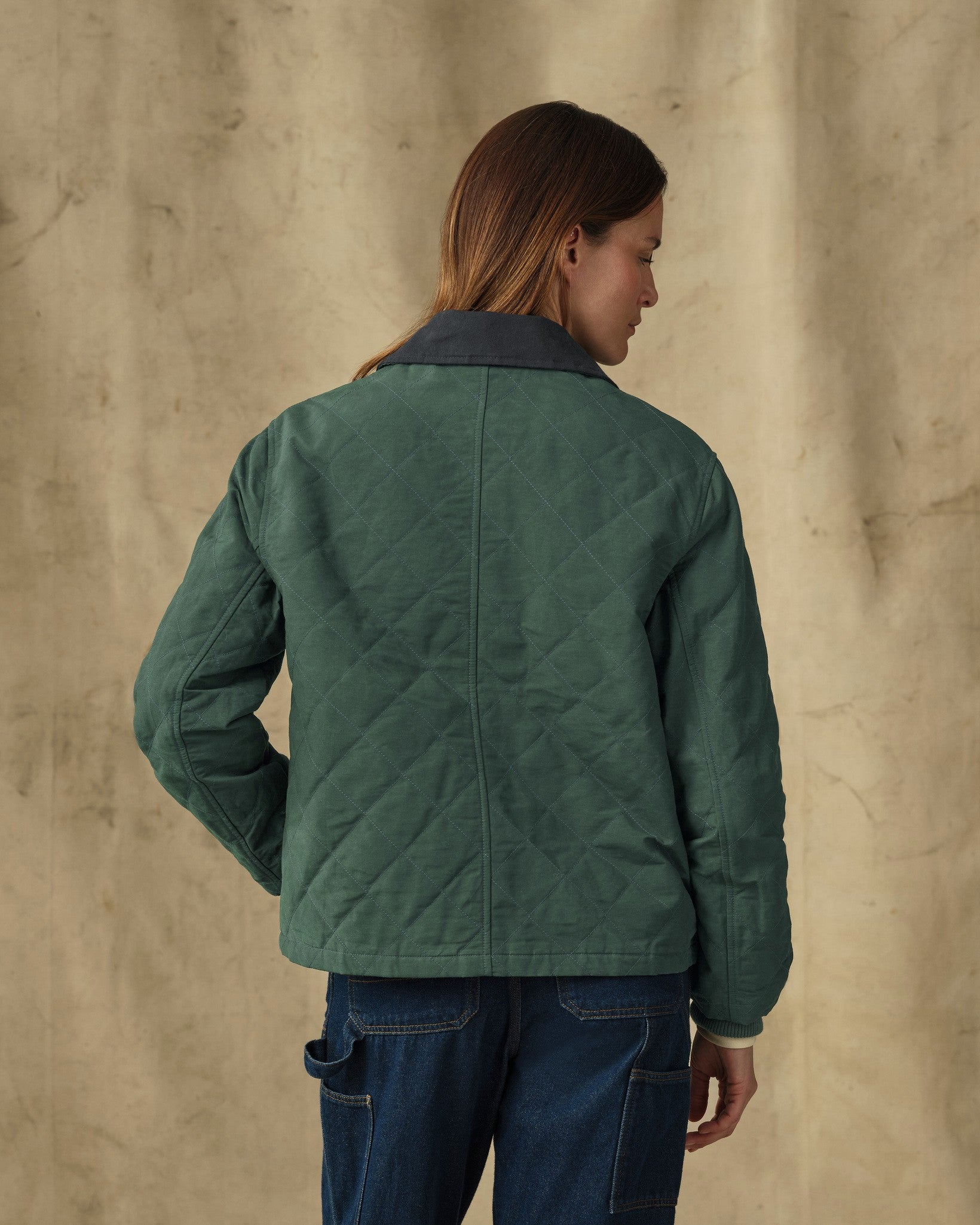 Women's Quilted Outfitter Jacket - Deep Forest - Image 4