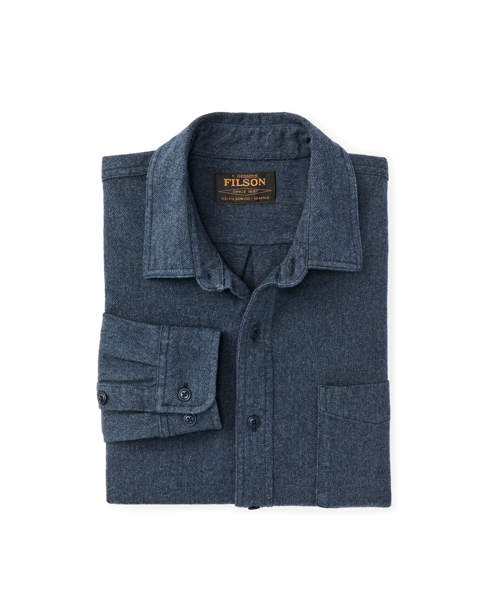 Rustic Flannel Shirt - Blue Heather - Image 7
