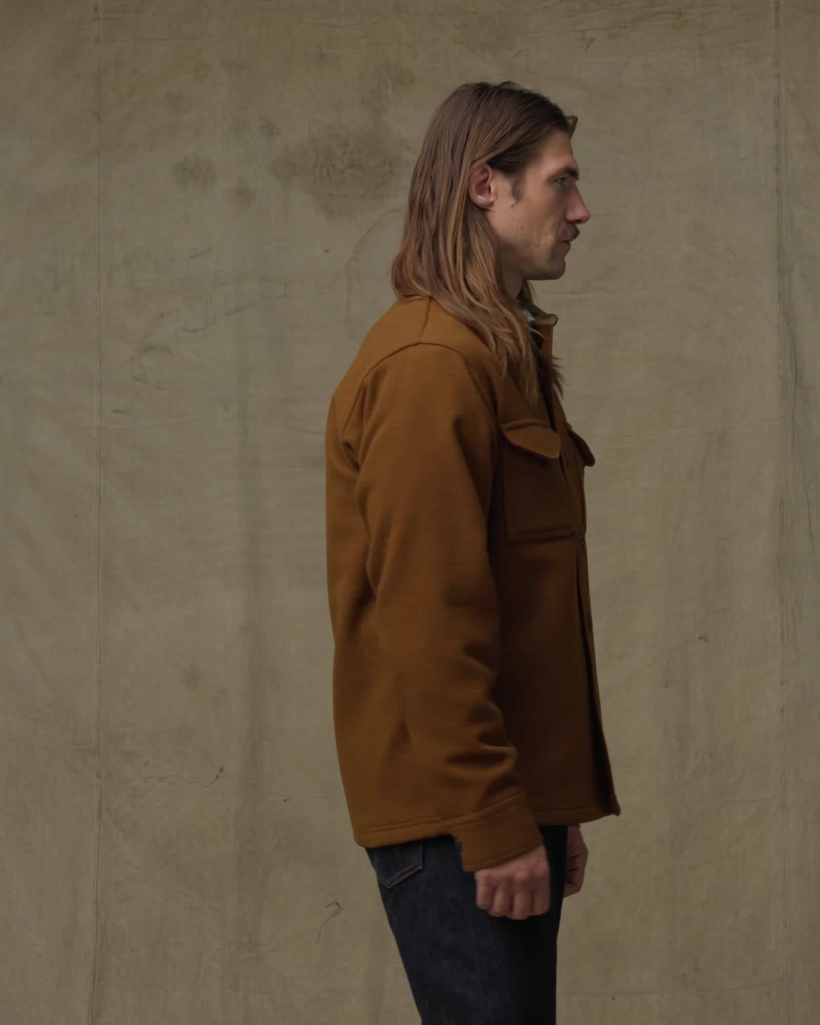 Mackinaw Wool Jac-shirt - Chessie Tan - Image 2