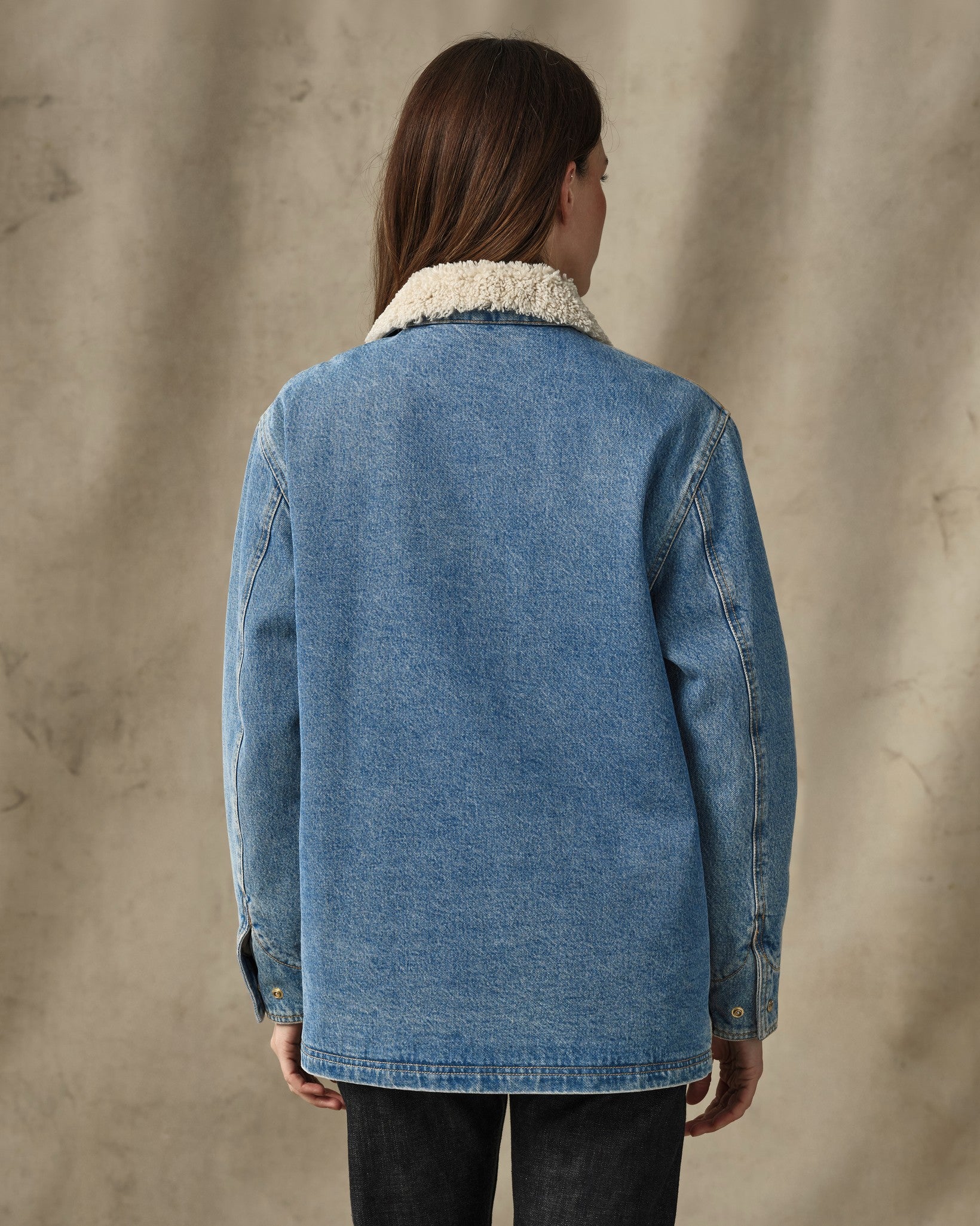 Women's Insulated Denim Outfitter Coat - Vintage Indigo - Image 3