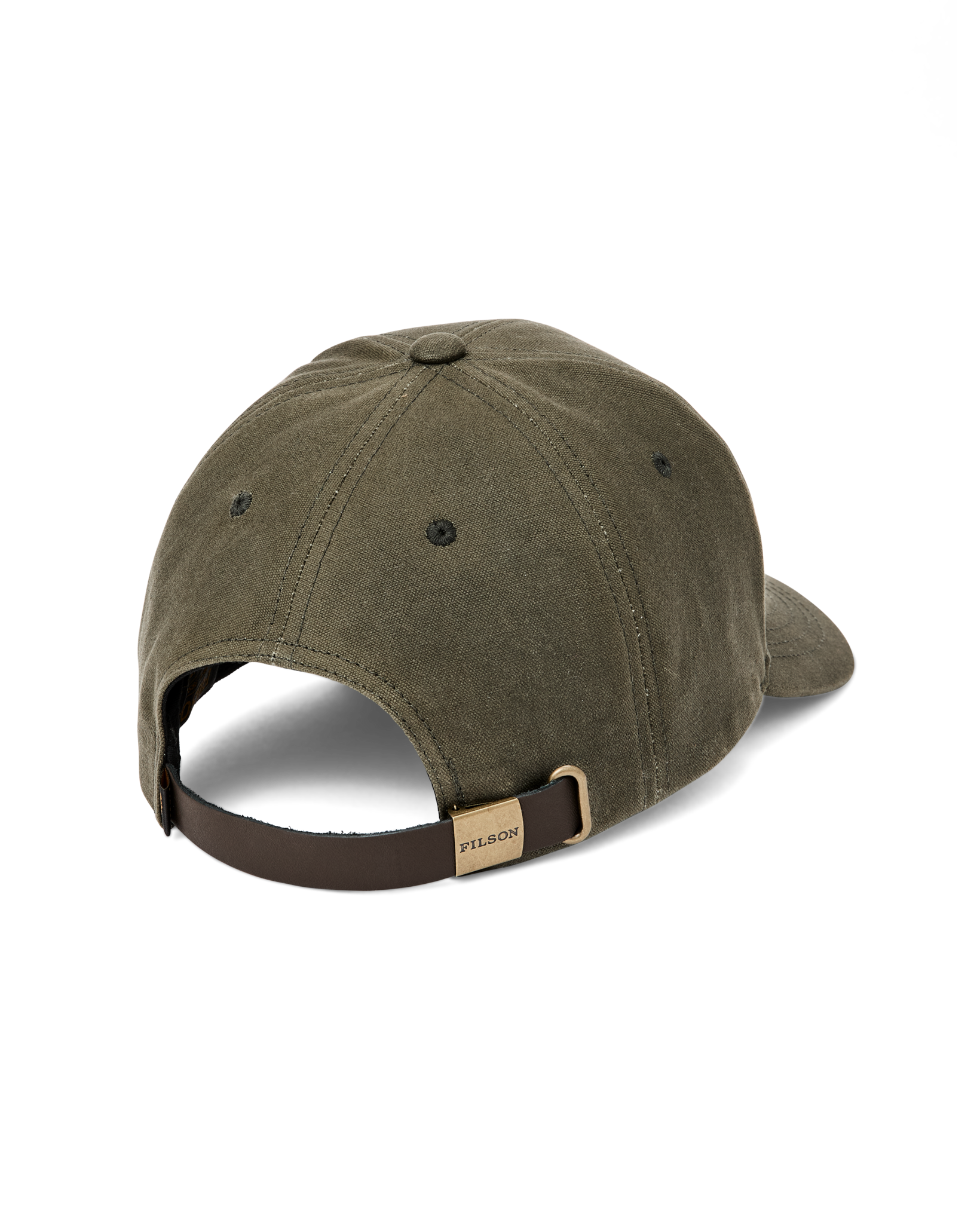 Bronco Filson Waxed Graphic Logger Cap - Otter Green - Image 3