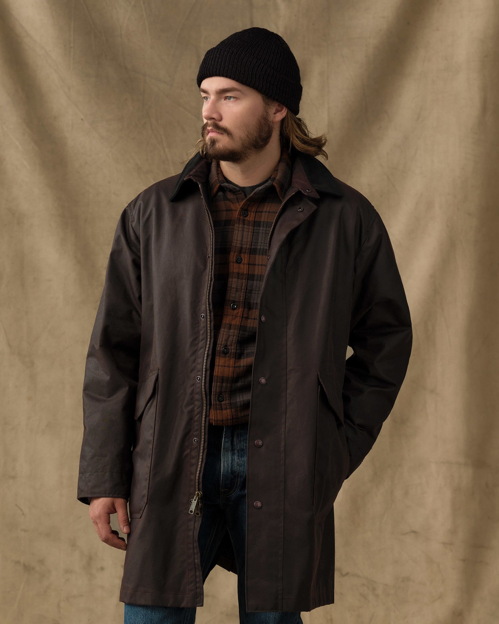 Shelter Cloth Trench Coat - Orca Gray - Image 3