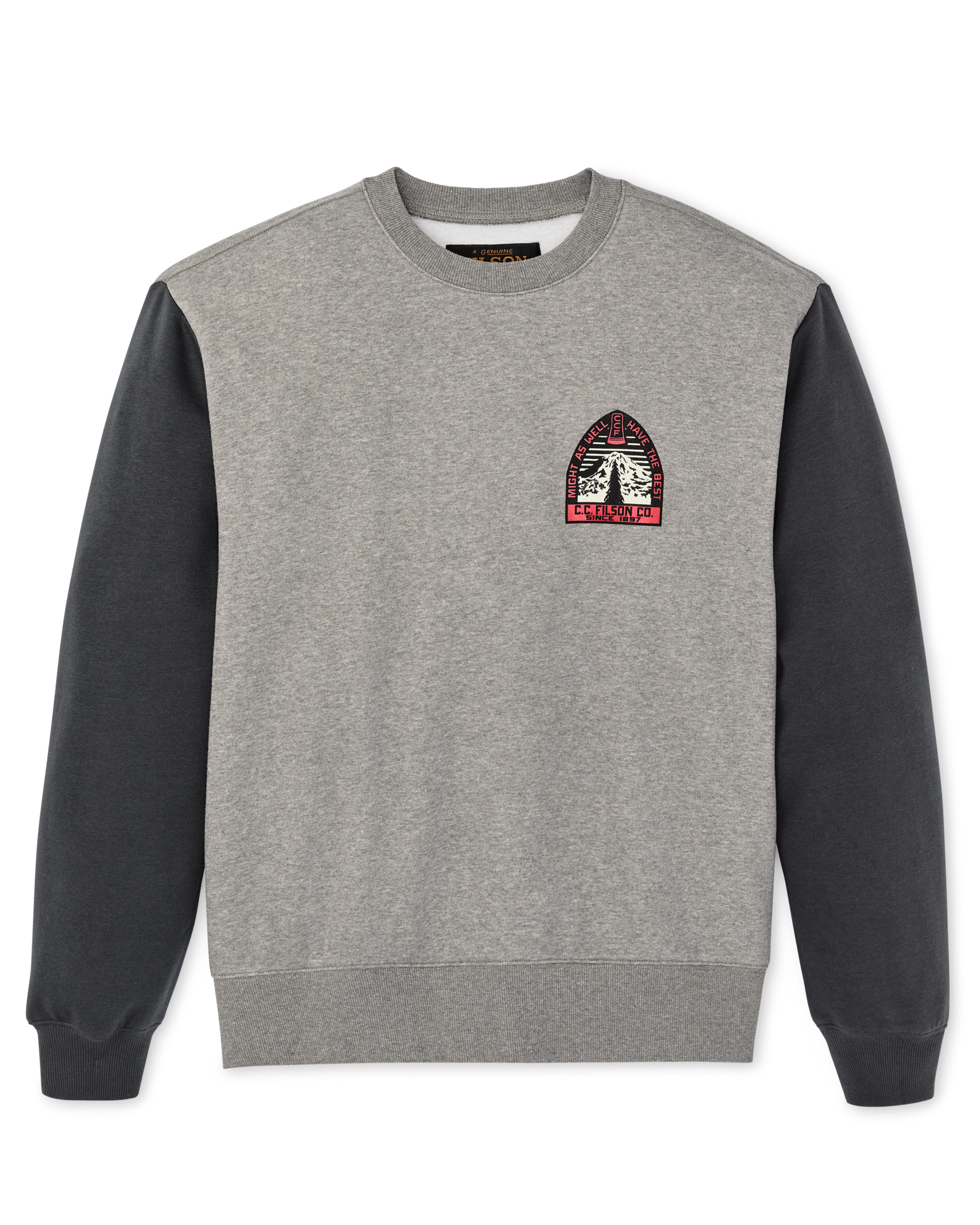 Forestry Graphic Crewneck Sweatshirt - Vintage Heather Gray - Image 4