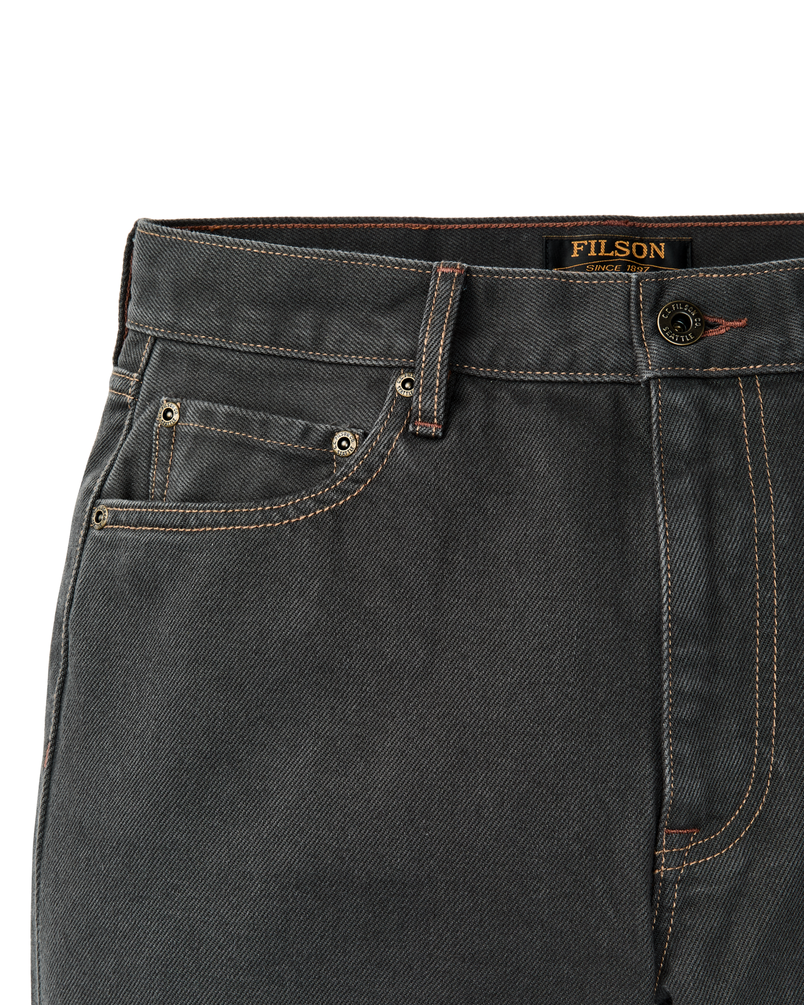 Women's 14-oz. Straight-Leg Jeans - Black - Image 6