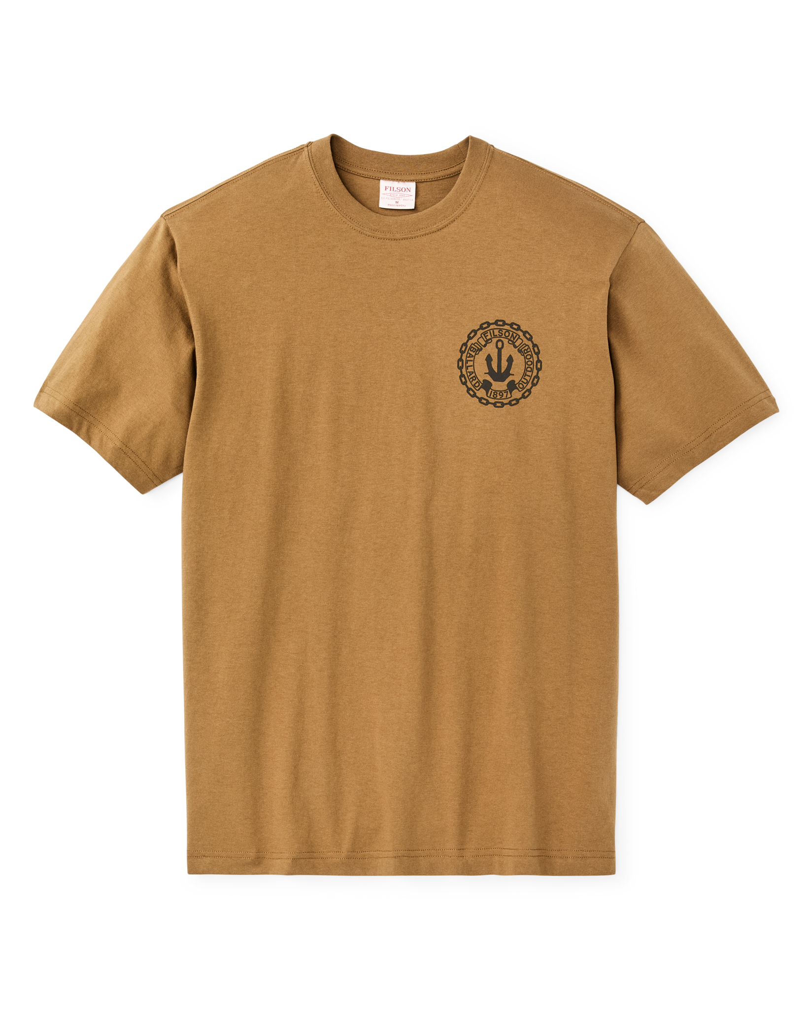 Ballard Short Sleeve Graphic T-Shirt - Dull Gold - Image 2