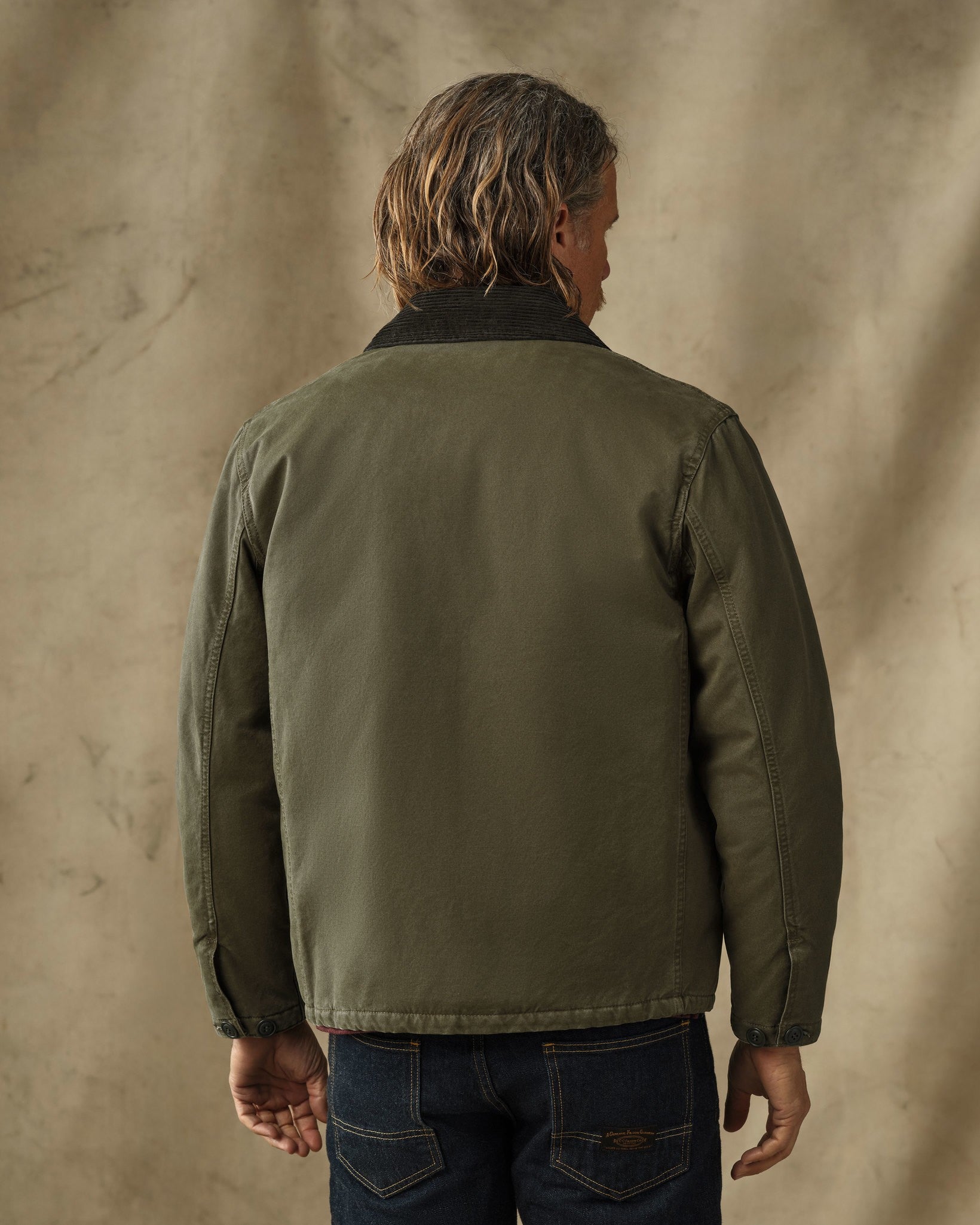 Insulated Canvas Outfitter Jacket - Dark Olive - Image 3