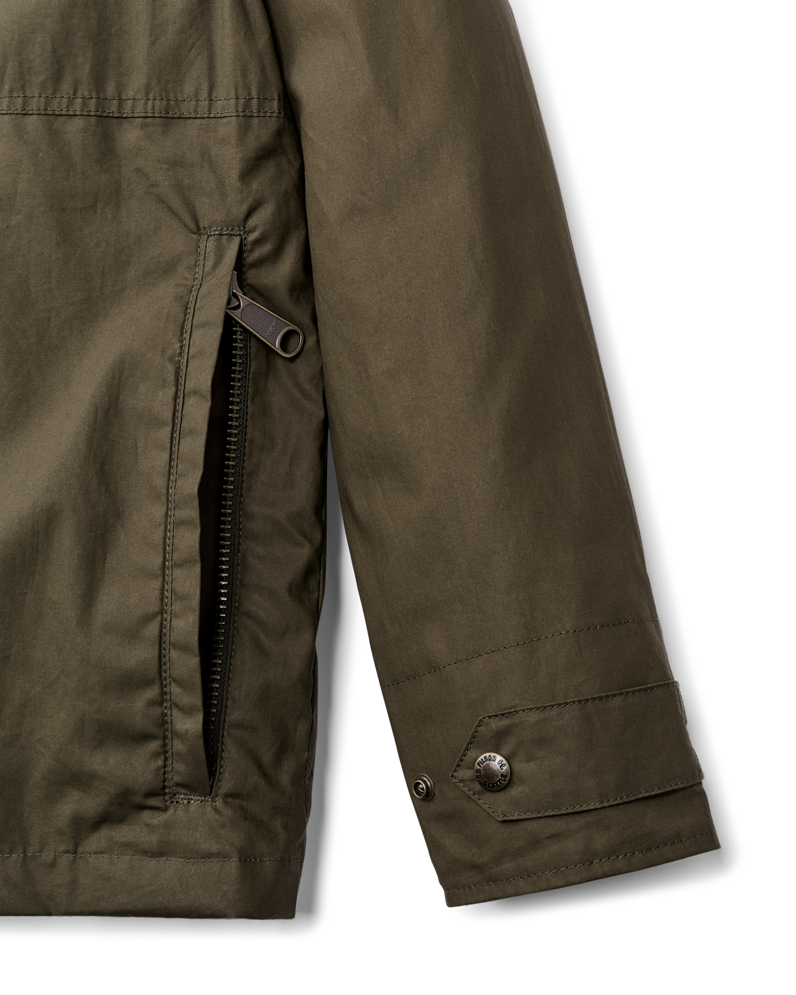 Dry Wax Short Field Jacket - Burnt Olive - Image 11
